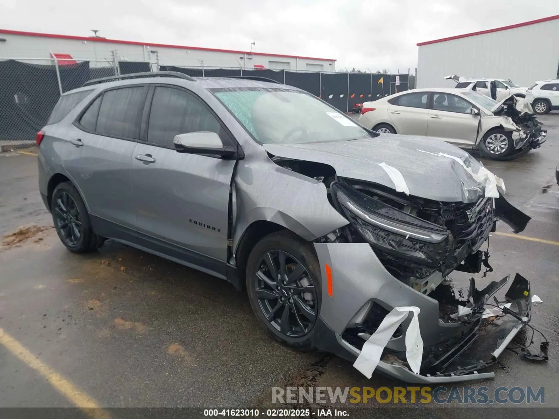 1 Photograph of a damaged car 3GNAXMEGXPS123697 CHEVROLET EQUINOX 2023