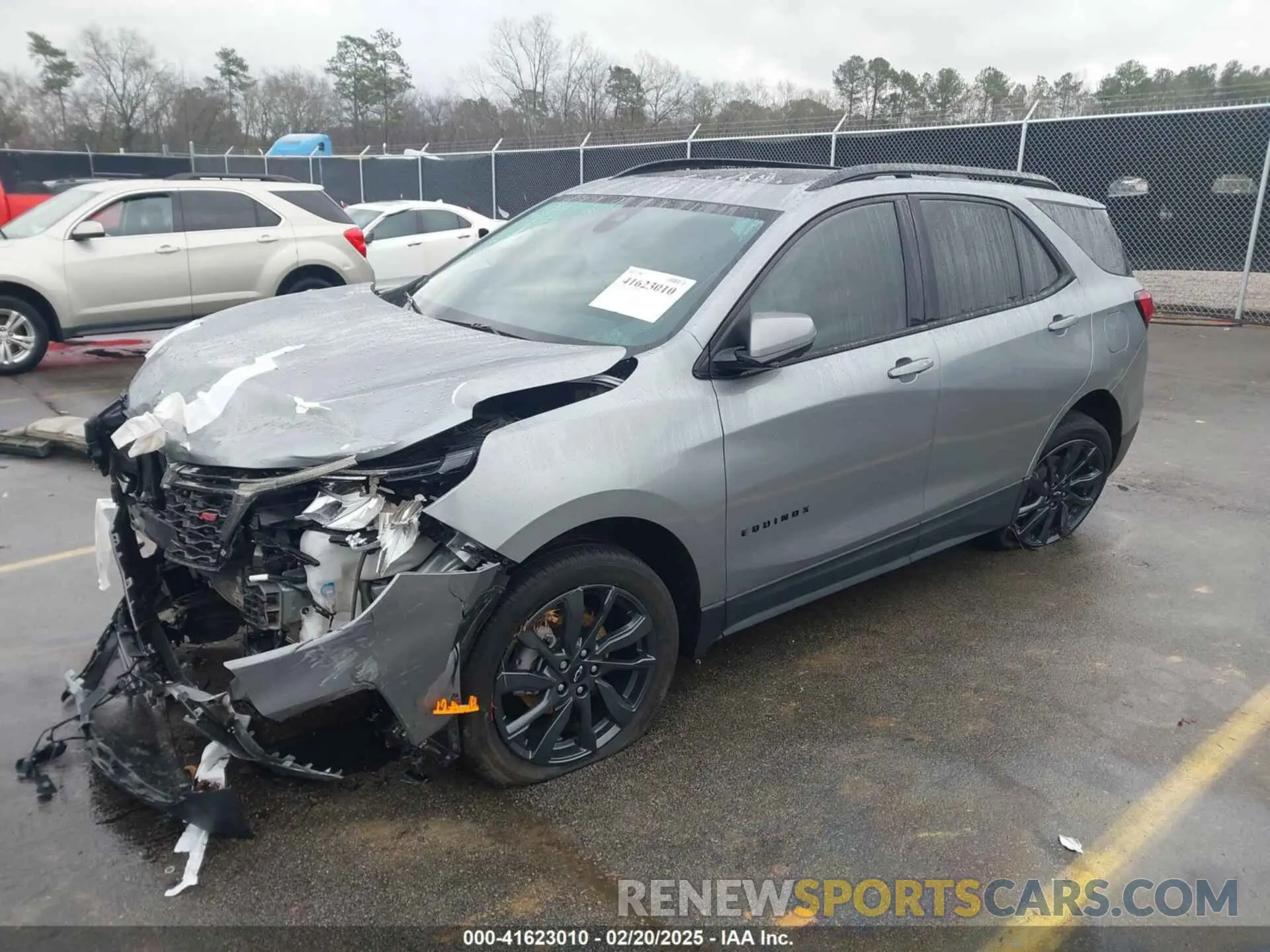 2 Photograph of a damaged car 3GNAXMEGXPS123697 CHEVROLET EQUINOX 2023