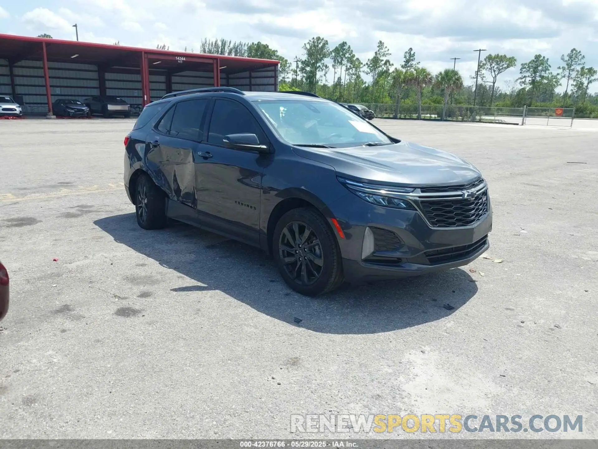 1 Photograph of a damaged car 3GNAXMEGXPS162984 CHEVROLET EQUINOX 2023