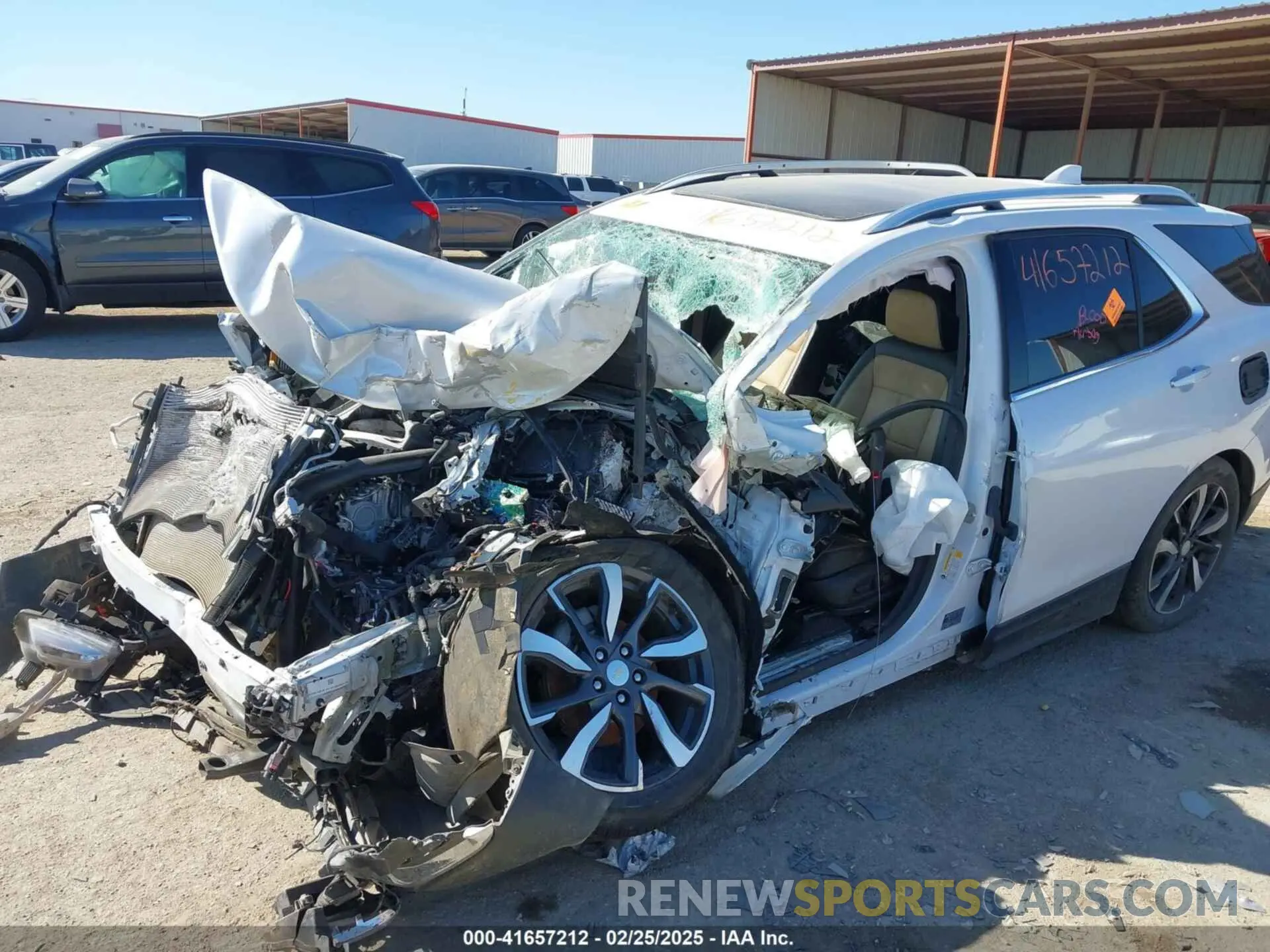 2 Photograph of a damaged car 3GNAXNEG0PL217121 CHEVROLET EQUINOX 2023