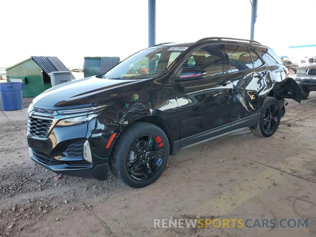 1 Photograph of a damaged car 3GNAXNEG3PL208333 CHEVROLET EQUINOX 2023