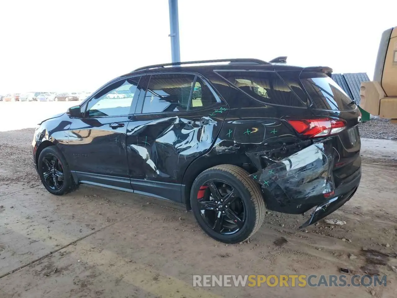 2 Photograph of a damaged car 3GNAXNEG3PL208333 CHEVROLET EQUINOX 2023