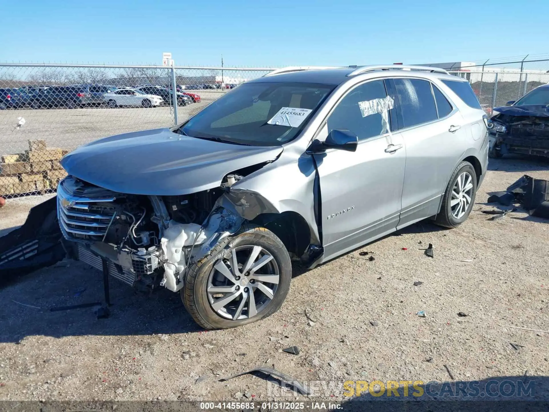 2 Photograph of a damaged car 3GNAXNEG3PL230980 CHEVROLET EQUINOX 2023