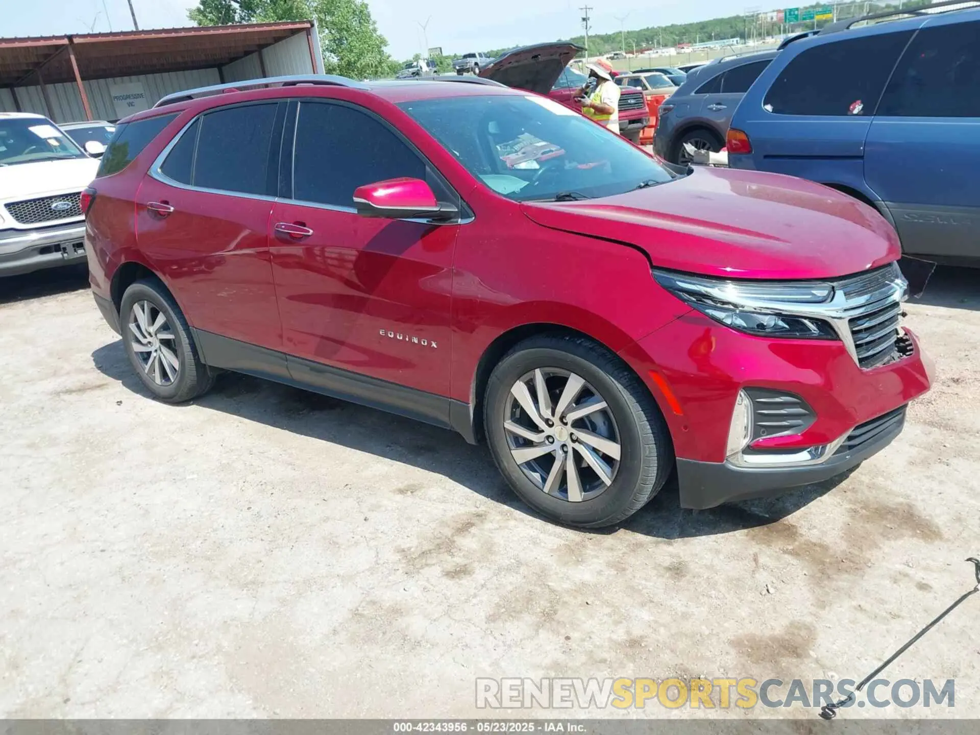 1 Photograph of a damaged car 3GNAXNEG5PL138947 CHEVROLET EQUINOX 2023