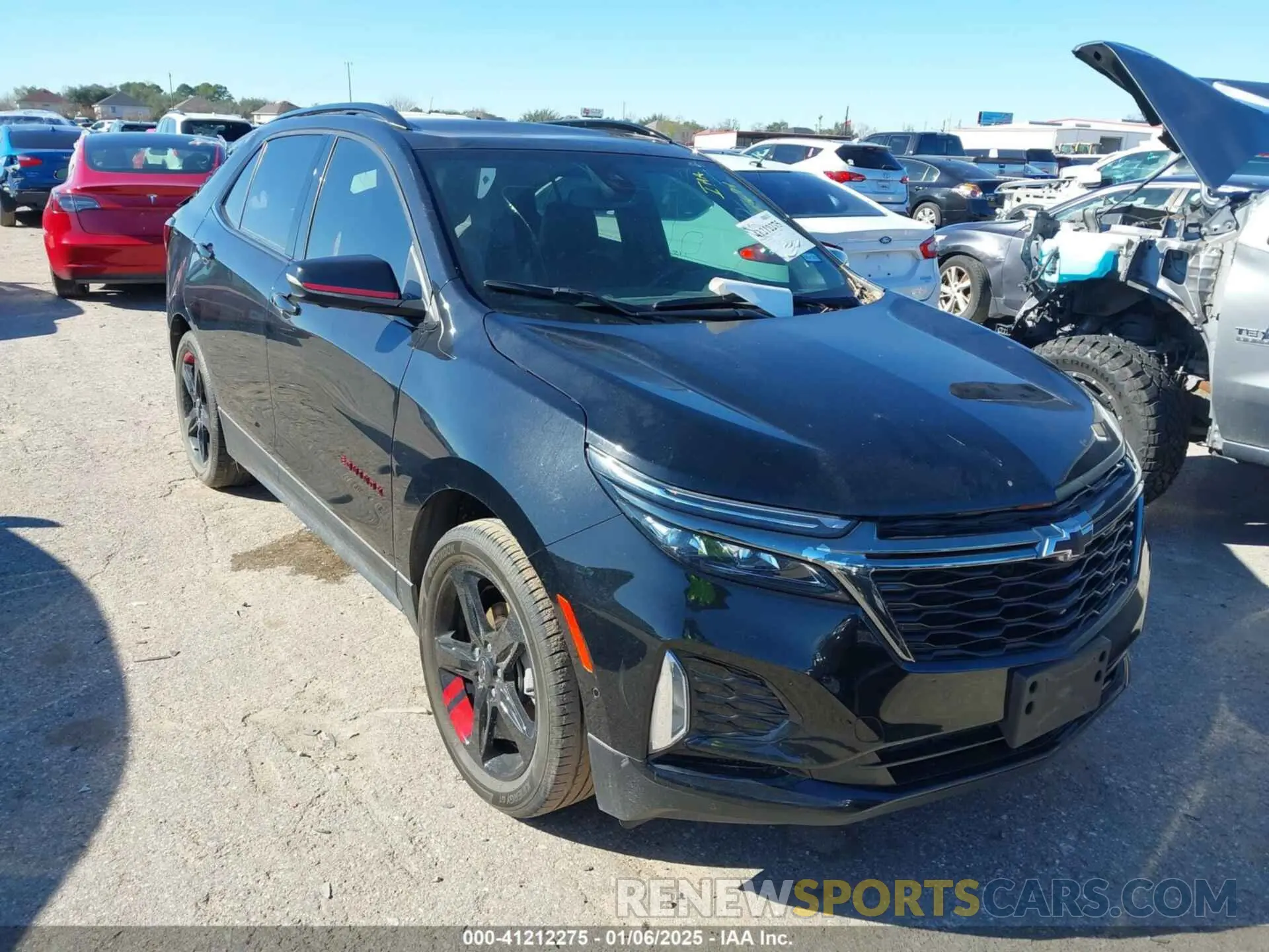1 Photograph of a damaged car 3GNAXNEG8PL240694 CHEVROLET EQUINOX 2023