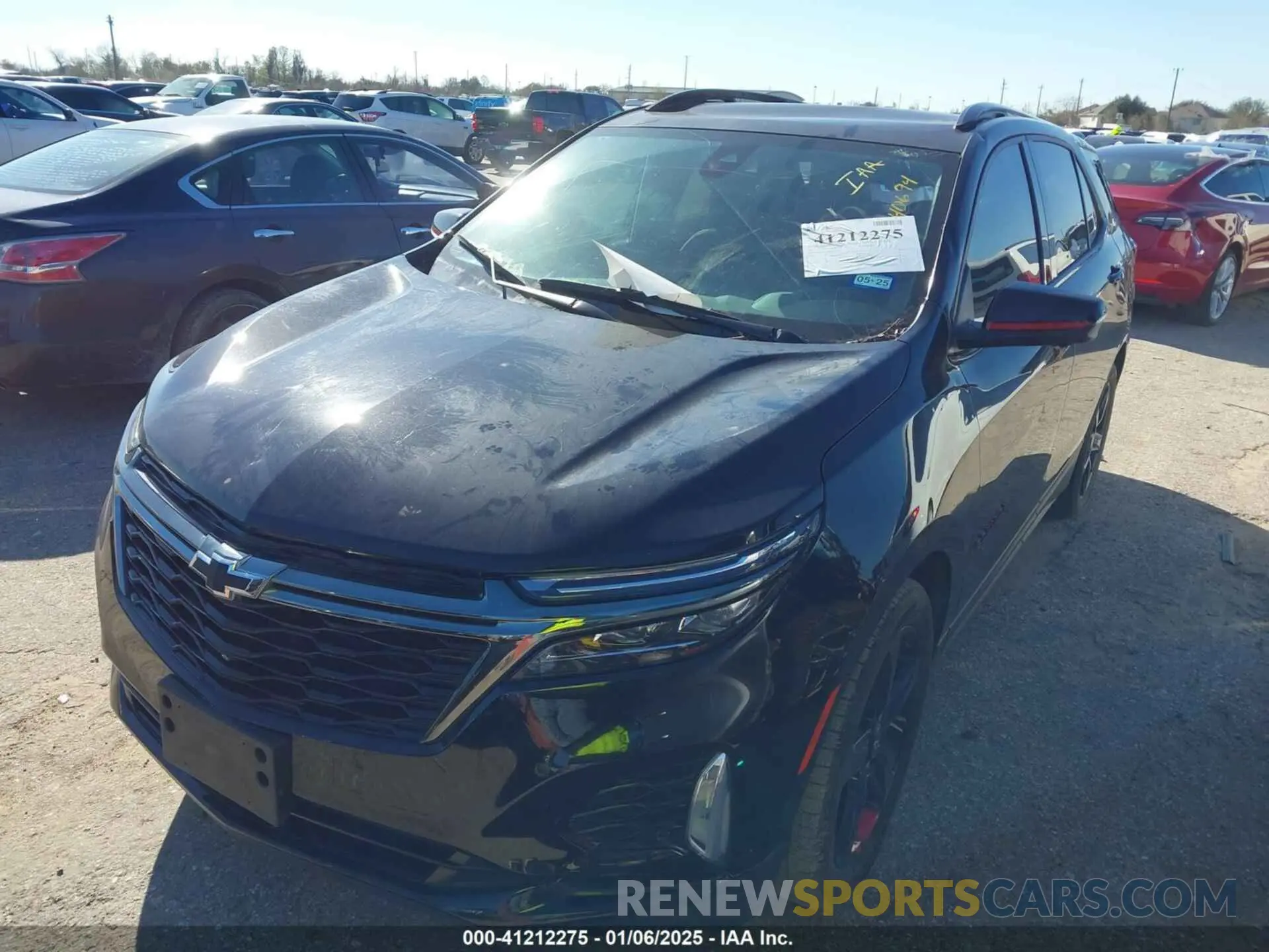 2 Photograph of a damaged car 3GNAXNEG8PL240694 CHEVROLET EQUINOX 2023