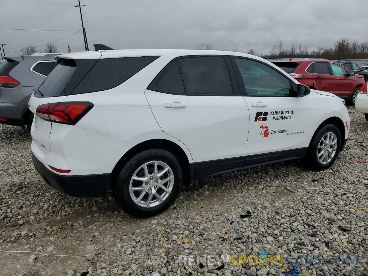 3 Photograph of a damaged car 3GNAXSEG0PL211818 CHEVROLET EQUINOX 2023