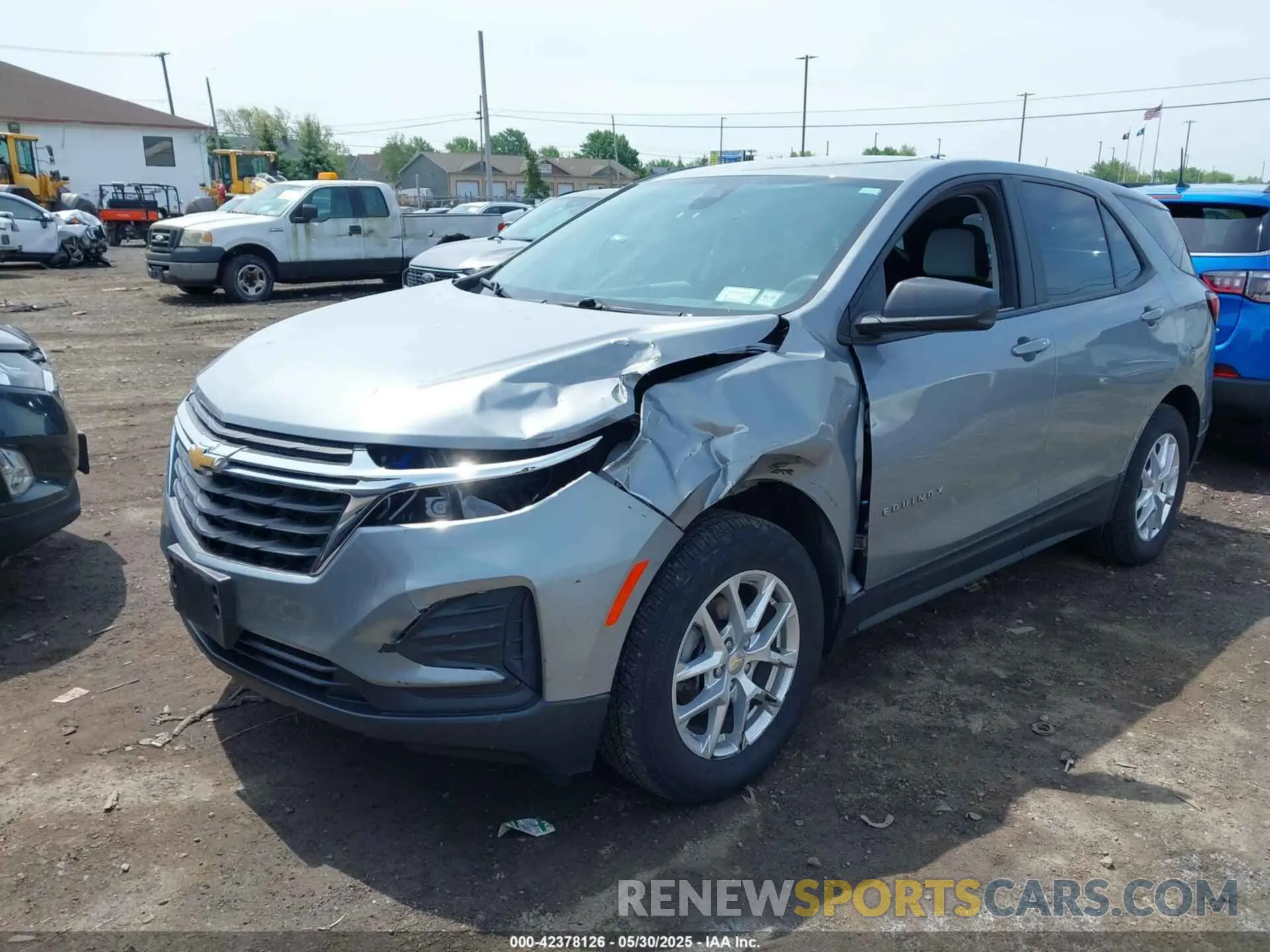 2 Photograph of a damaged car 3GNAXSEG2PL166171 CHEVROLET EQUINOX 2023