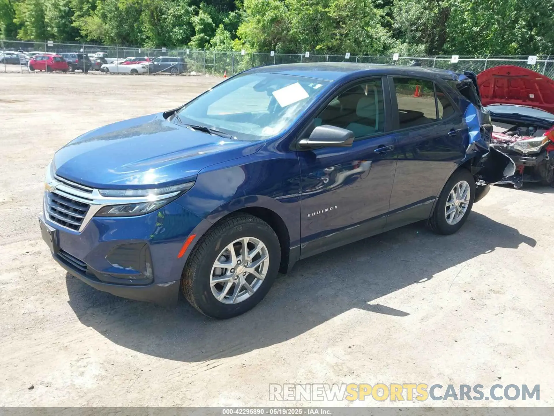 2 Photograph of a damaged car 3GNAXSEG8PL205328 CHEVROLET EQUINOX 2023