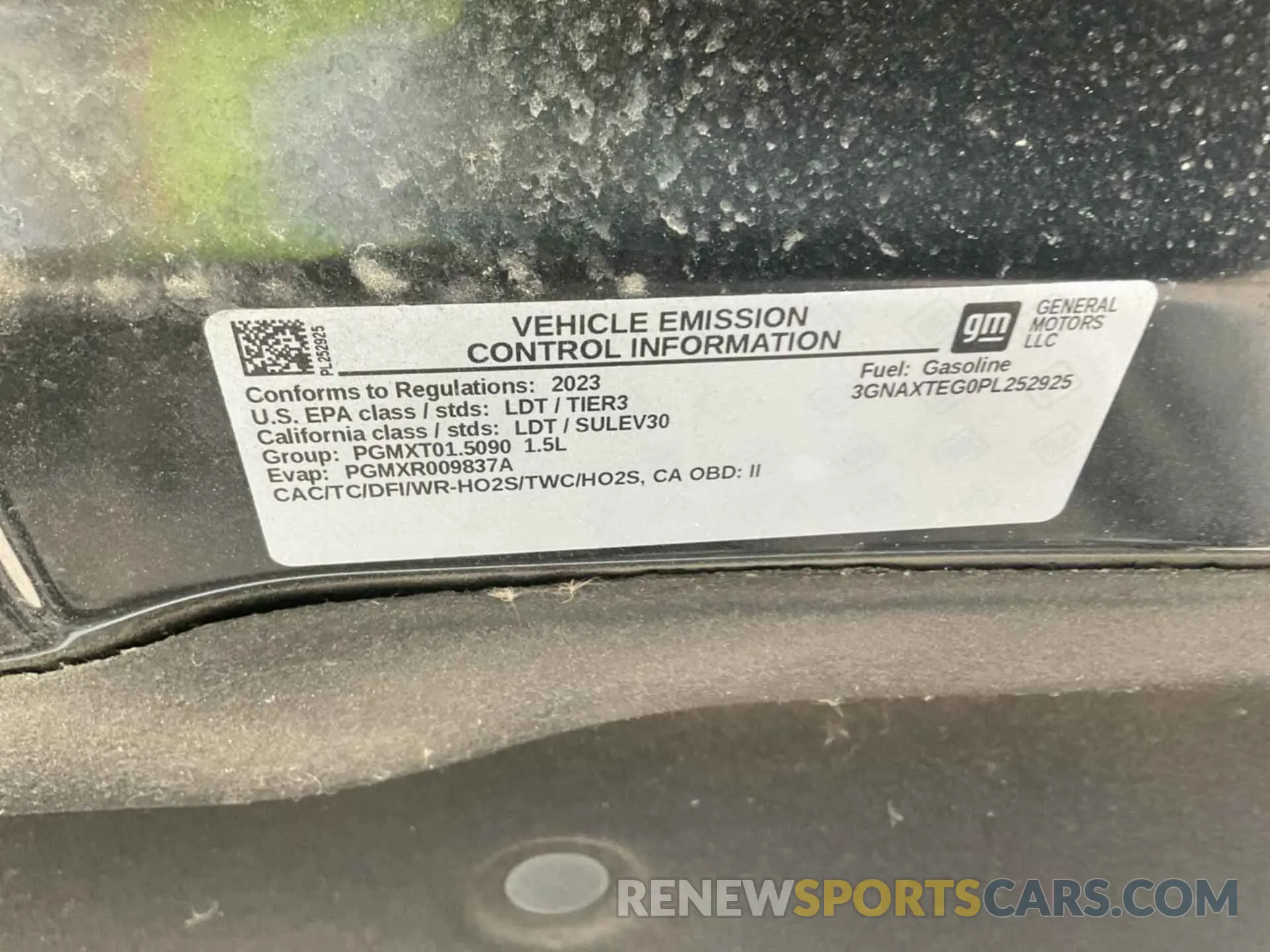 14 Photograph of a damaged car 3GNAXTEG0PL252925 CHEVROLET EQUINOX 2023