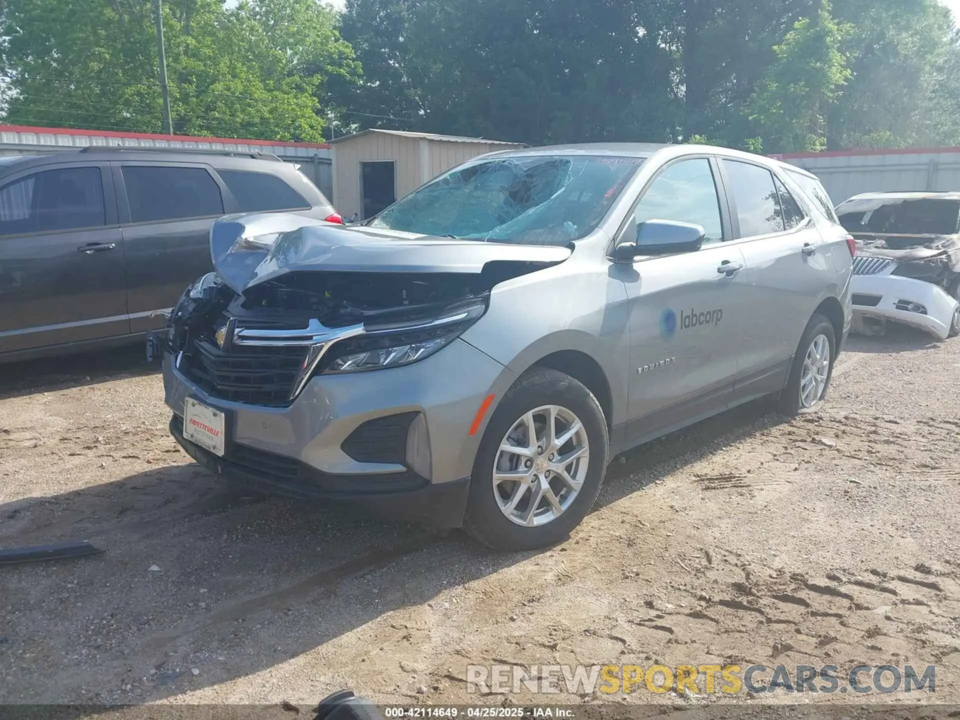 2 Photograph of a damaged car 3GNAXTEG0PL263942 CHEVROLET EQUINOX 2023