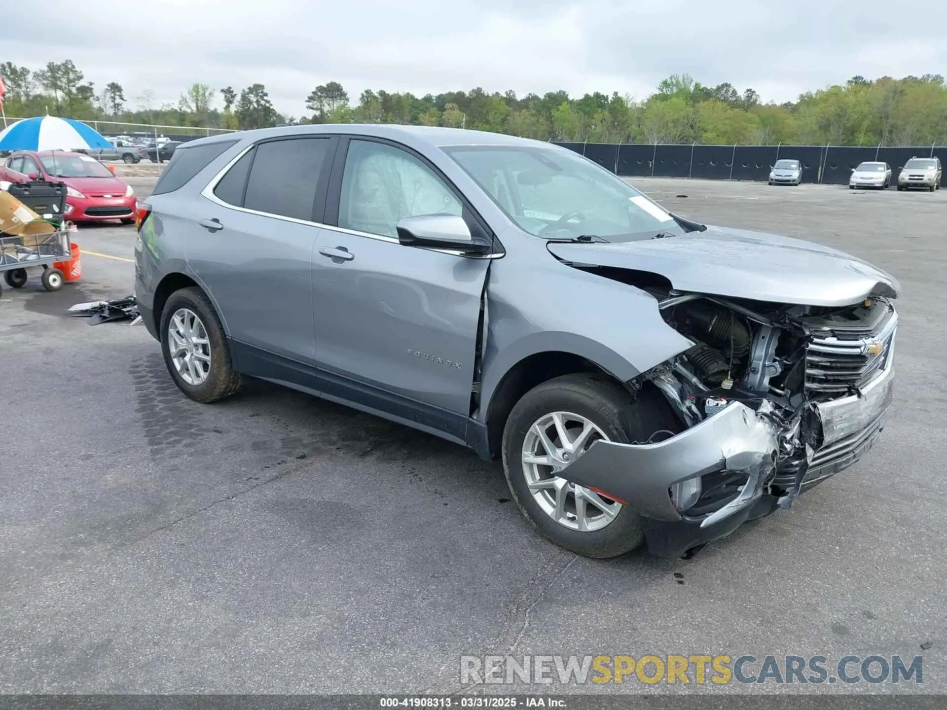 1 Photograph of a damaged car 3GNAXTEG1PL155197 CHEVROLET EQUINOX 2023
