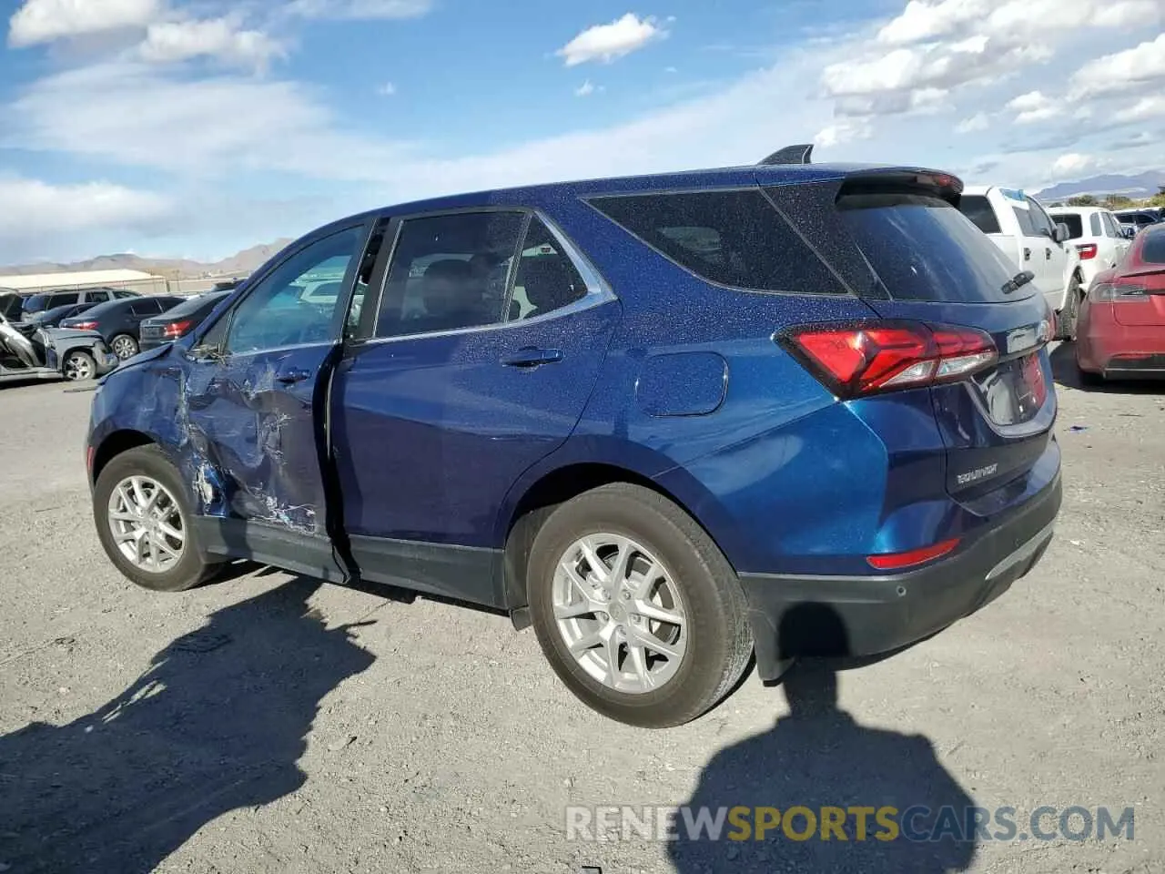2 Photograph of a damaged car 3GNAXTEG1PL198163 CHEVROLET EQUINOX 2023