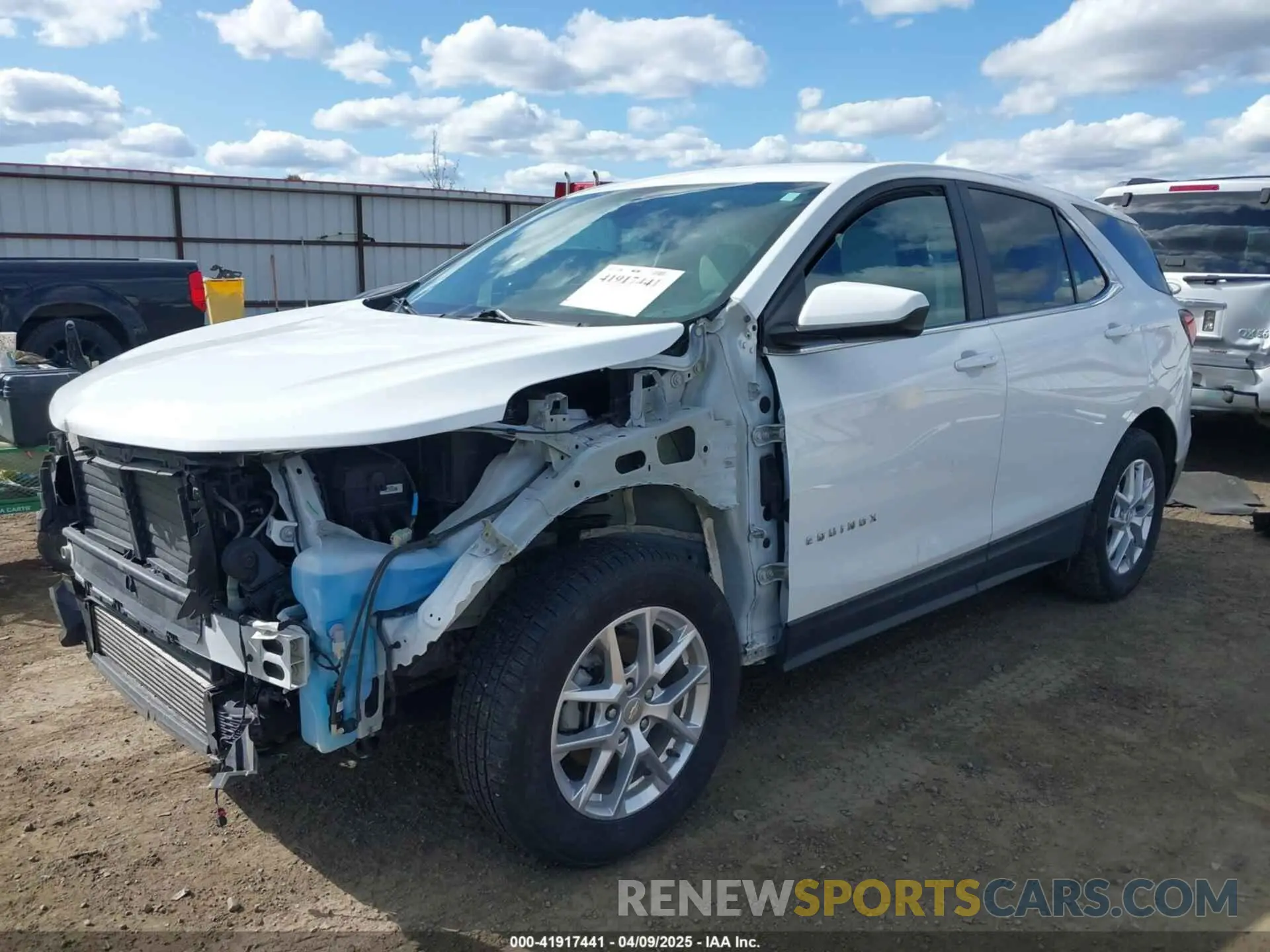 2 Photograph of a damaged car 3GNAXTEG1PS203321 CHEVROLET EQUINOX 2023