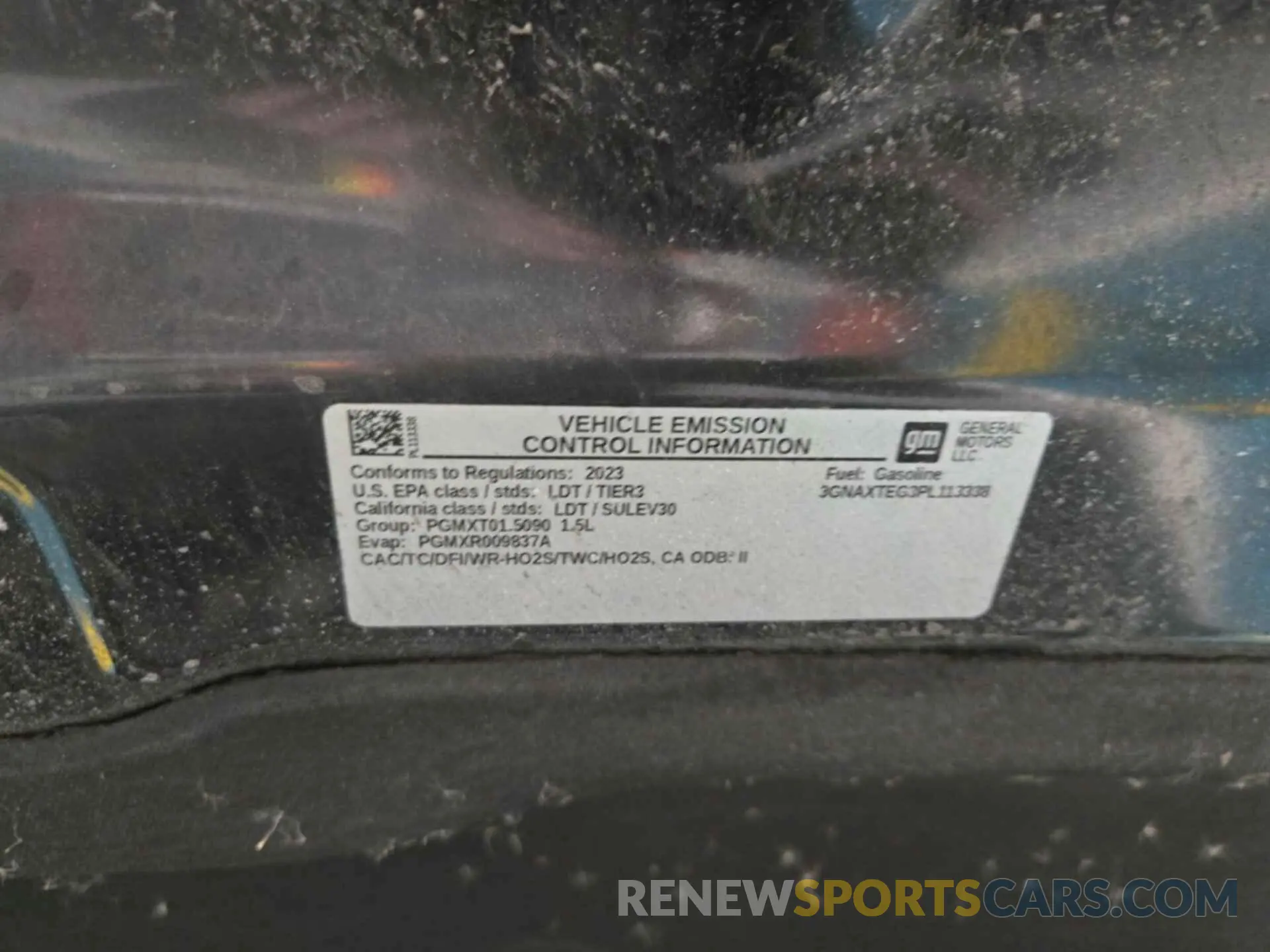 41 Photograph of a damaged car 3GNAXTEG3PL113338 CHEVROLET EQUINOX 2023