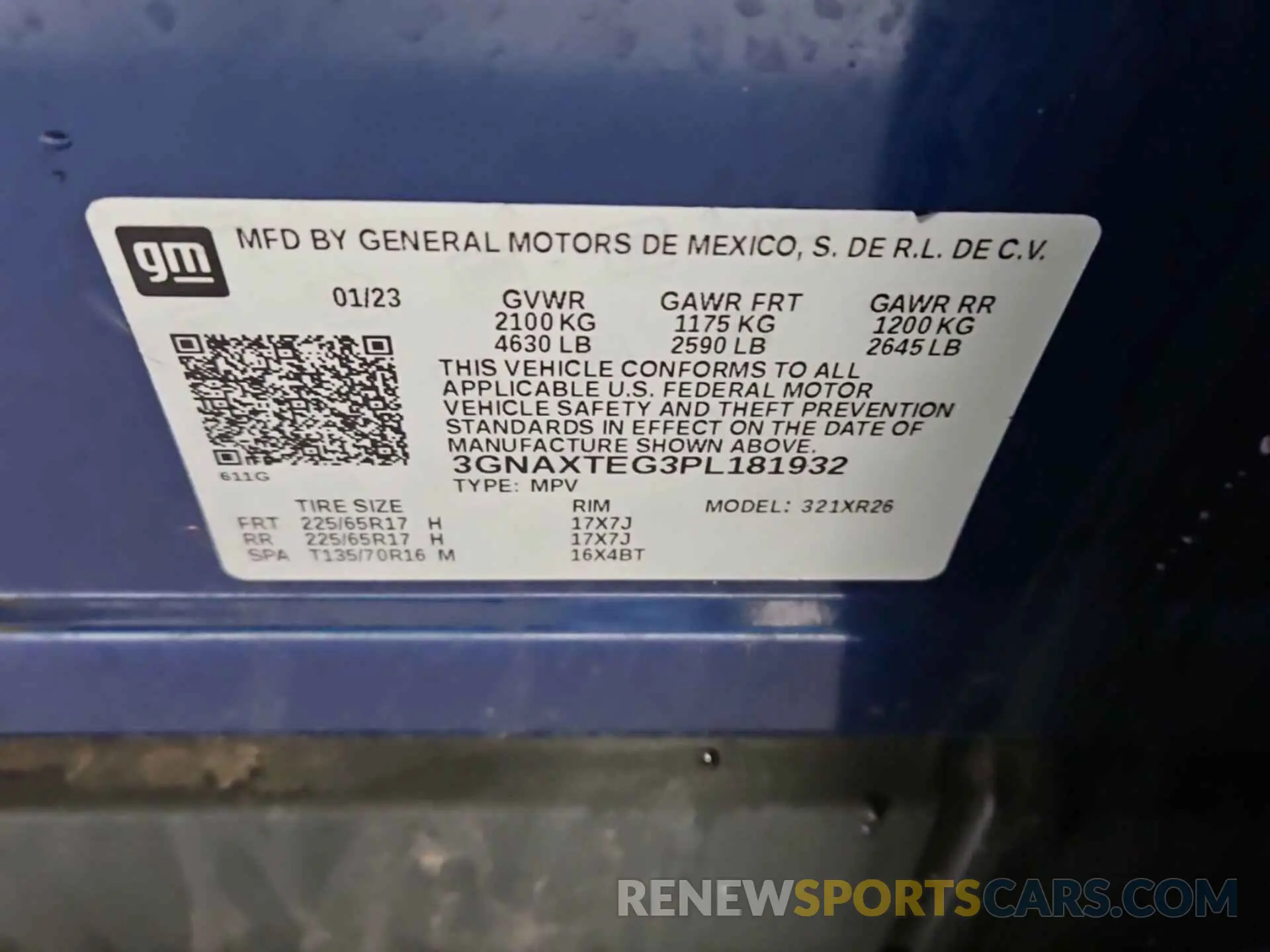 8 Photograph of a damaged car 3GNAXTEG3PL181932 CHEVROLET EQUINOX 2023
