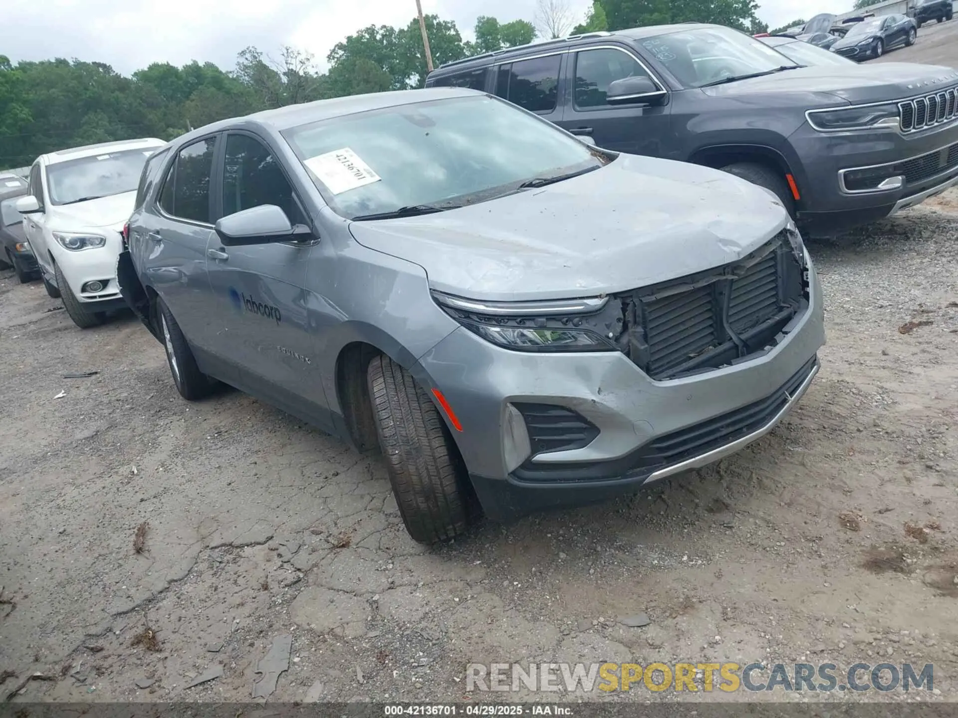 1 Photograph of a damaged car 3GNAXTEG5PL154697 CHEVROLET EQUINOX 2023