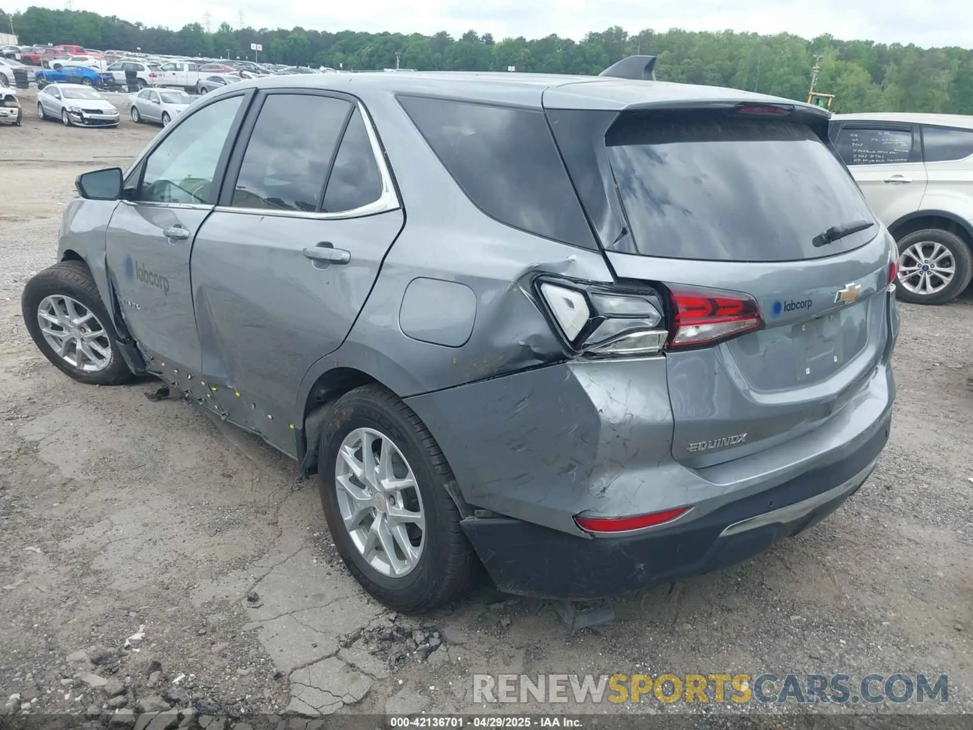 3 Photograph of a damaged car 3GNAXTEG5PL154697 CHEVROLET EQUINOX 2023