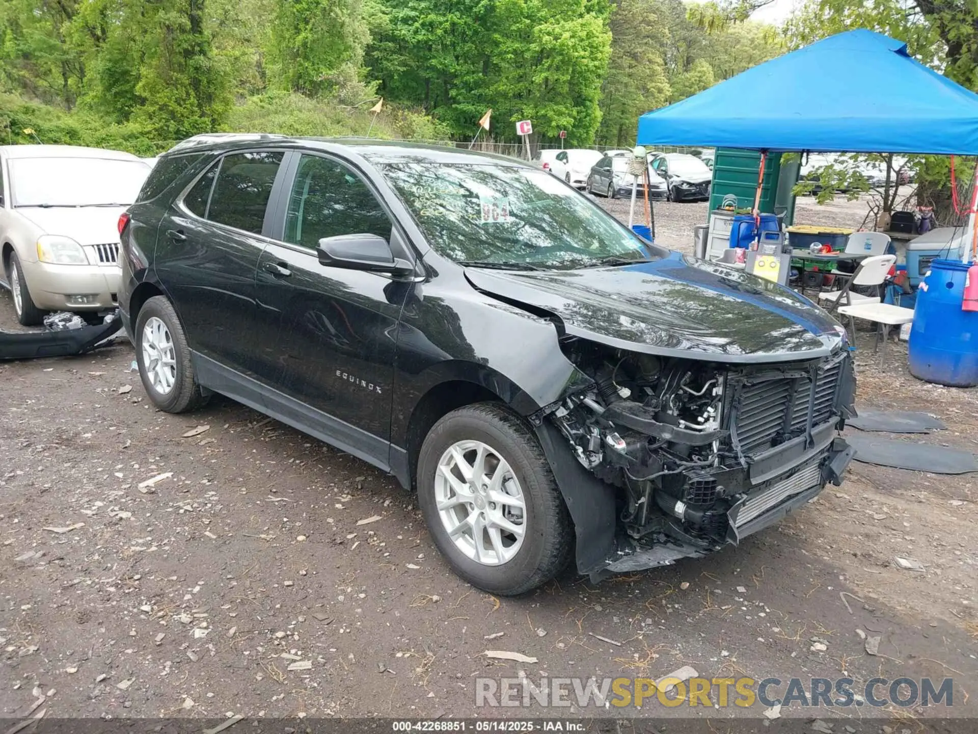 1 Photograph of a damaged car 3GNAXTEG5PL248028 CHEVROLET EQUINOX 2023