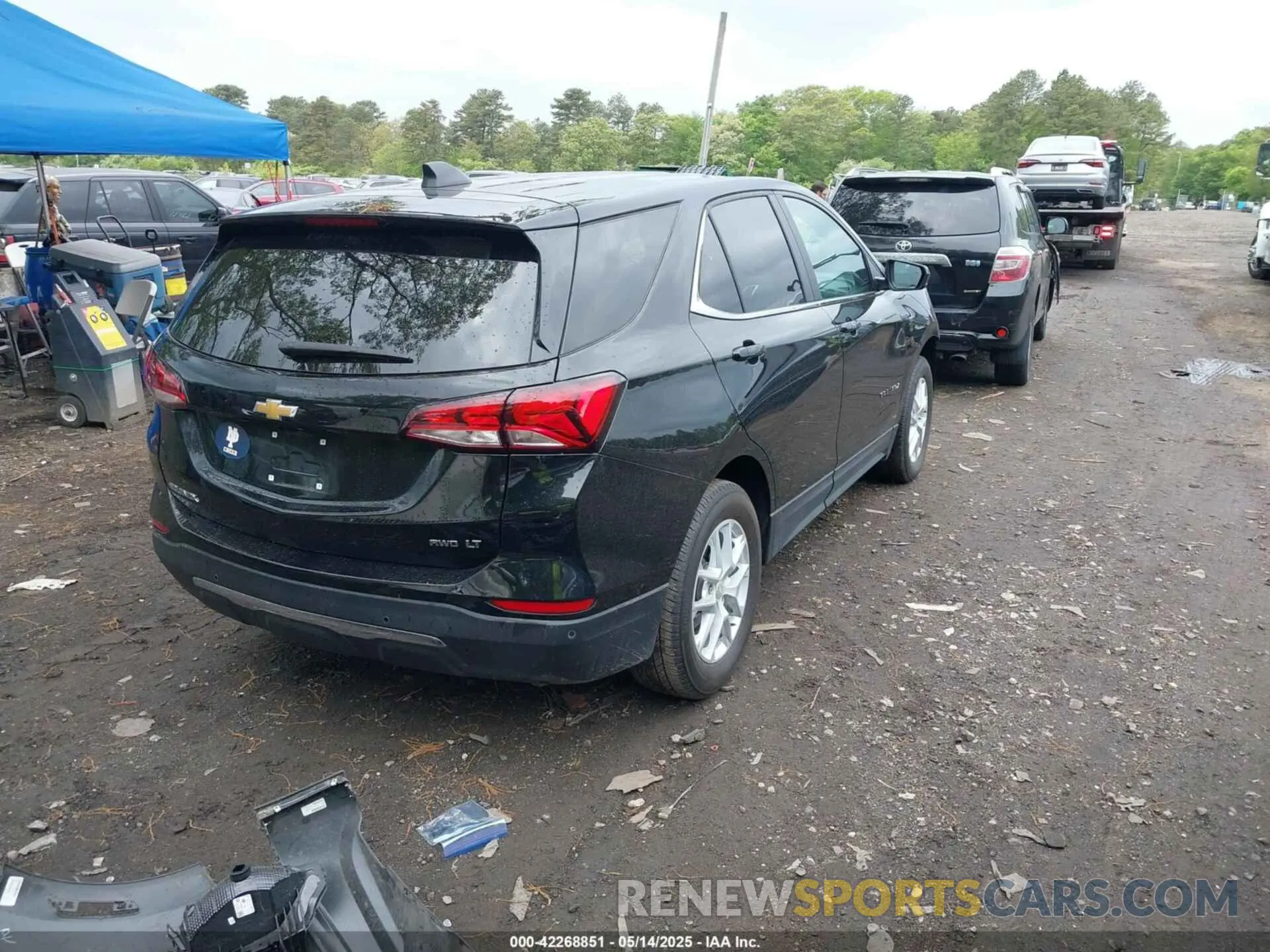 4 Photograph of a damaged car 3GNAXTEG5PL248028 CHEVROLET EQUINOX 2023