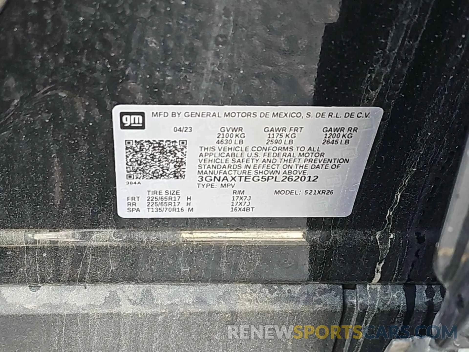 19 Photograph of a damaged car 3GNAXTEG5PL262012 CHEVROLET EQUINOX 2023