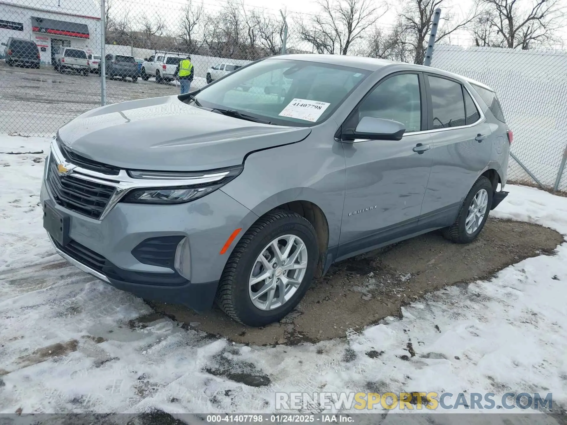 2 Photograph of a damaged car 3GNAXTEG5PS166063 CHEVROLET EQUINOX 2023