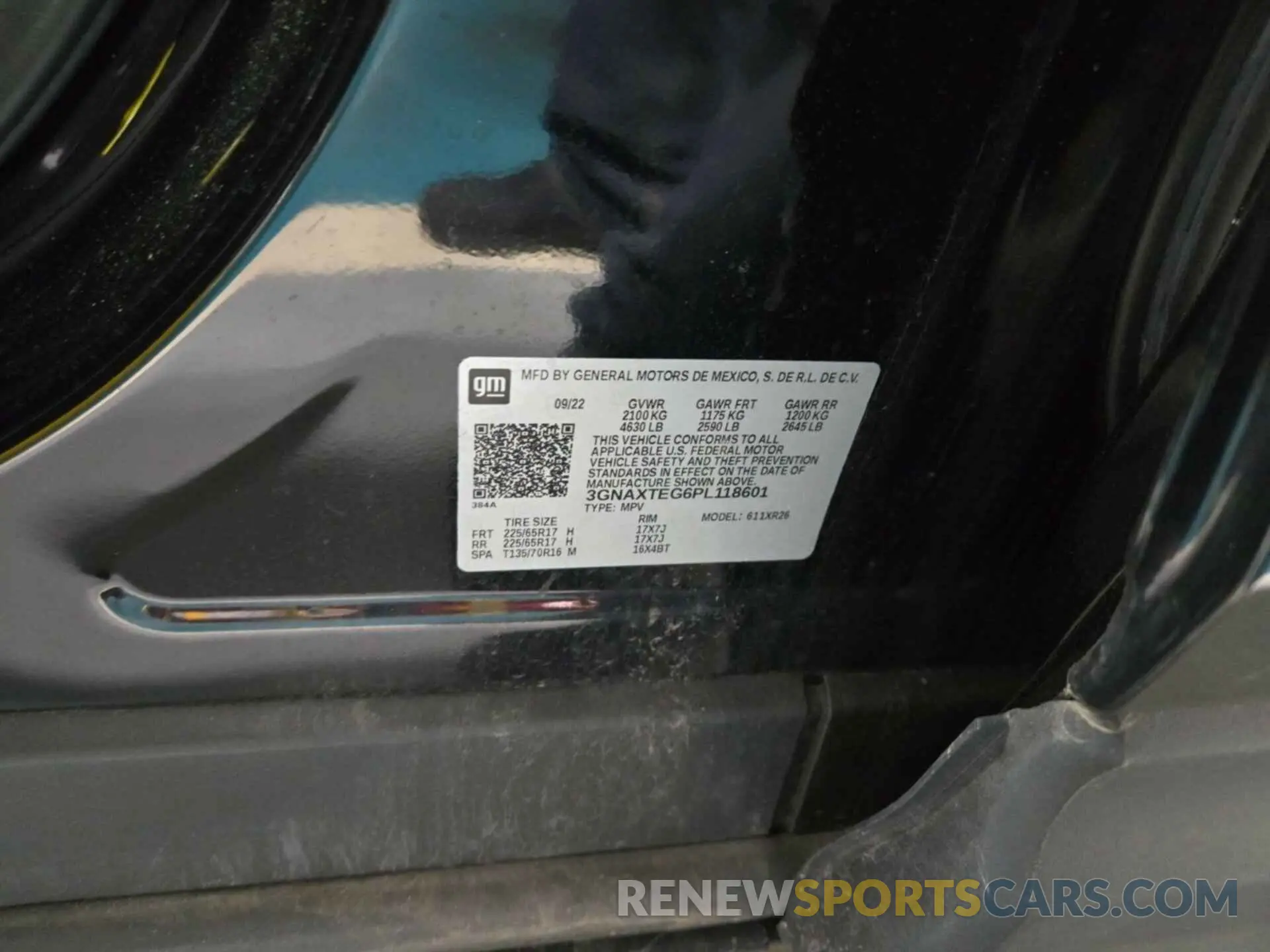 20 Photograph of a damaged car 3GNAXTEG6PL118601 CHEVROLET EQUINOX 2023