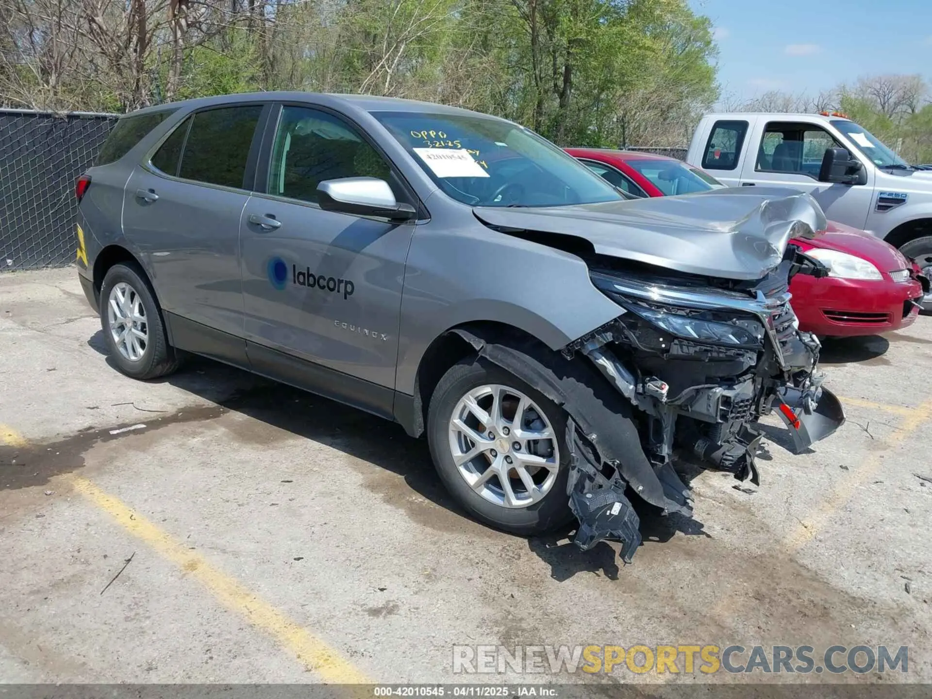 1 Photograph of a damaged car 3GNAXTEG6PL246014 CHEVROLET EQUINOX 2023