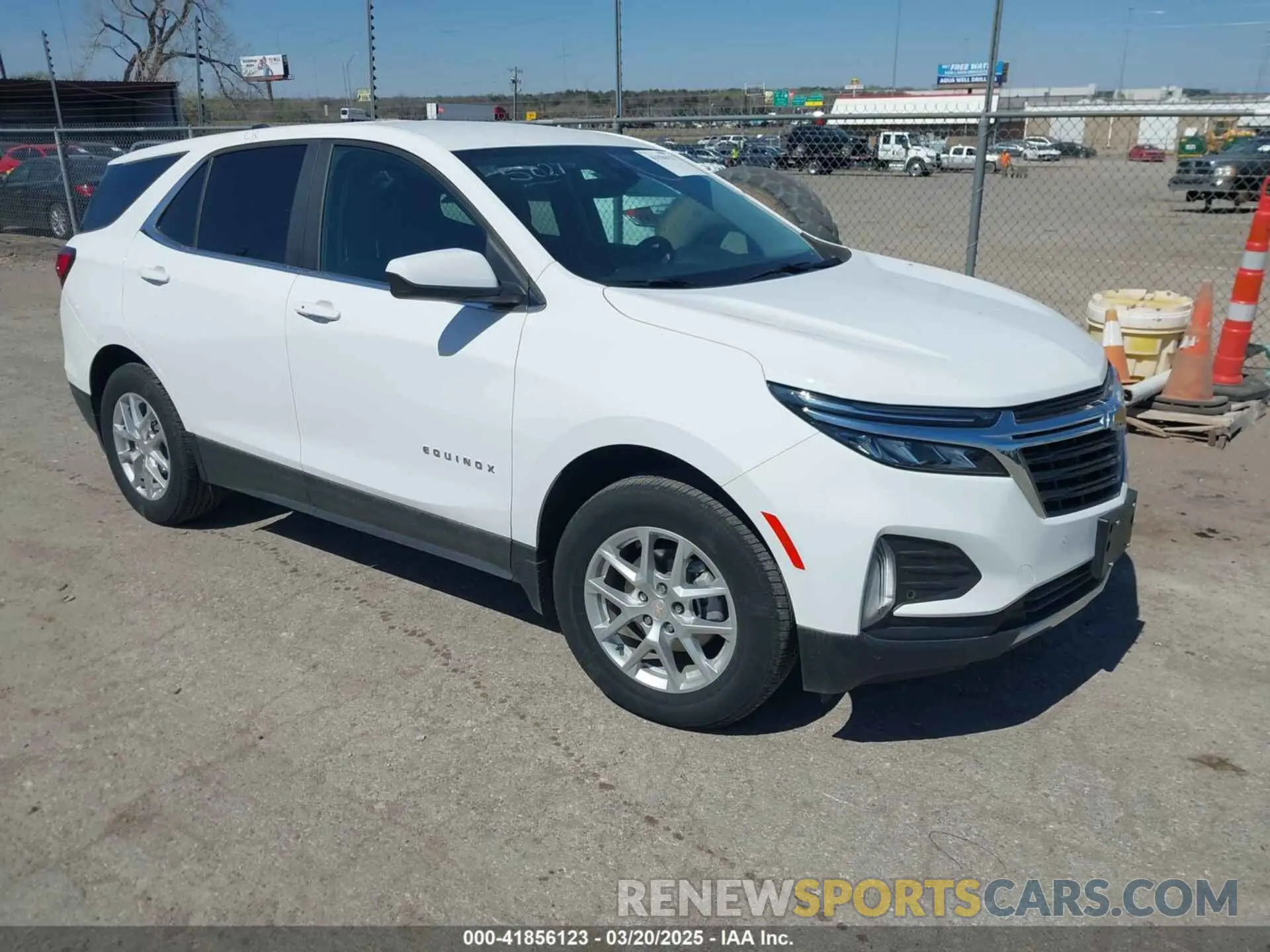 1 Photograph of a damaged car 3GNAXTEG6PL250273 CHEVROLET EQUINOX 2023