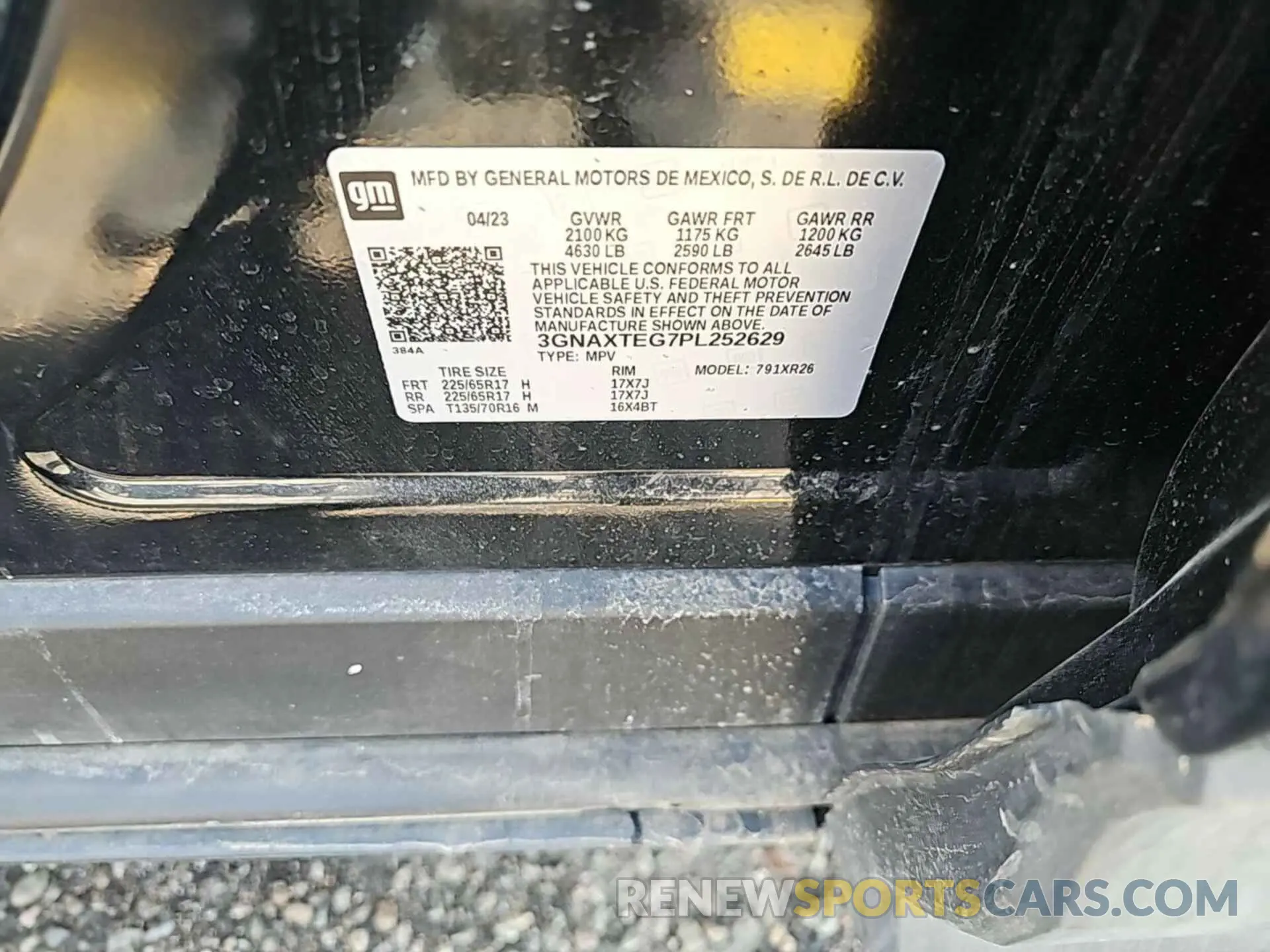 13 Photograph of a damaged car 3GNAXTEG7PL252629 CHEVROLET EQUINOX 2023