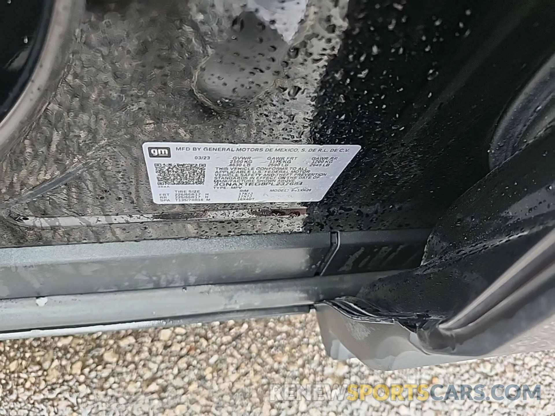 25 Photograph of a damaged car 3GNAXTEG8PL237654 CHEVROLET EQUINOX 2023