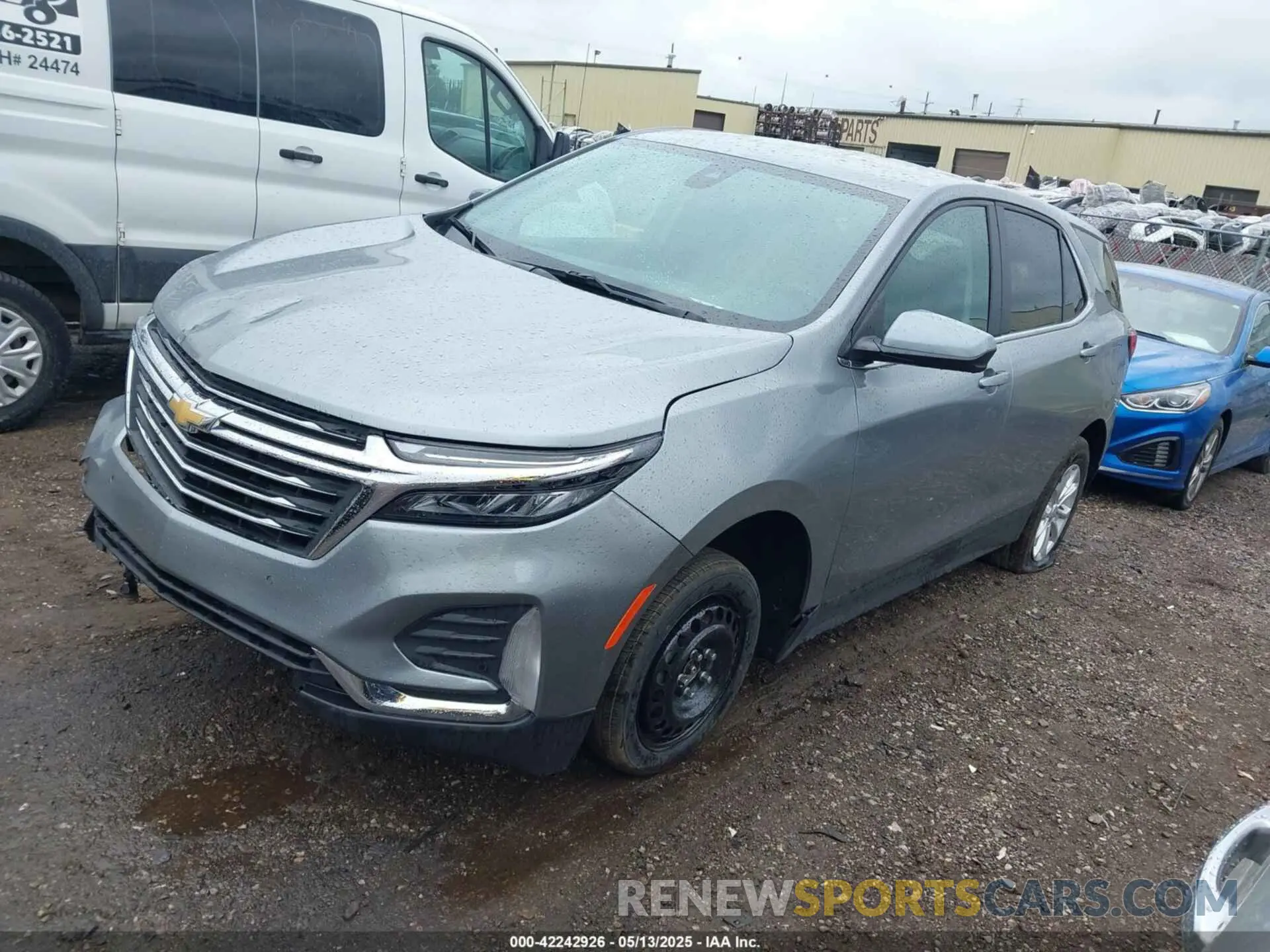 2 Photograph of a damaged car 3GNAXTEG8PL245611 CHEVROLET EQUINOX 2023