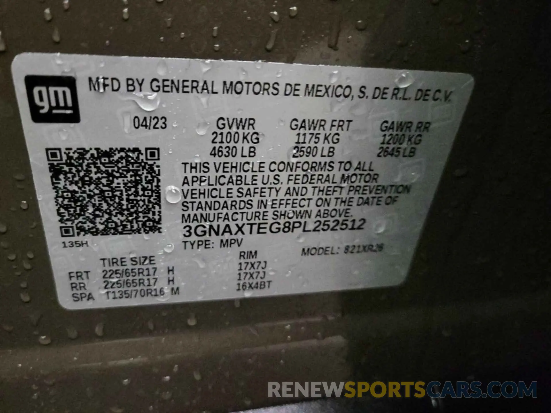 29 Photograph of a damaged car 3GNAXTEG8PL252512 CHEVROLET EQUINOX 2023