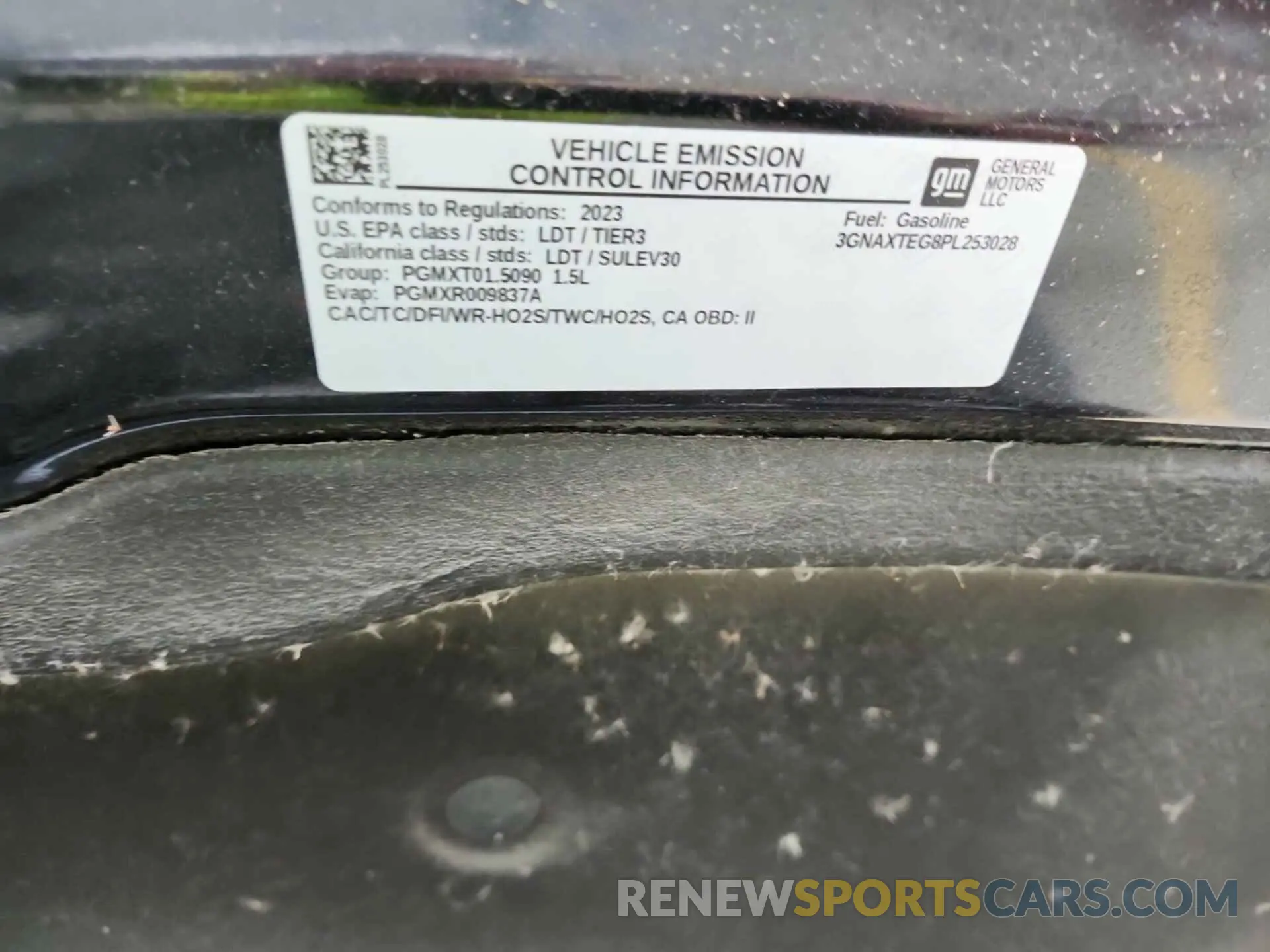 5 Photograph of a damaged car 3GNAXTEG8PL253028 CHEVROLET EQUINOX 2023