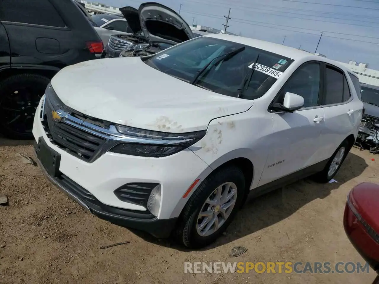 1 Photograph of a damaged car 3GNAXTEG8PS166168 CHEVROLET EQUINOX 2023