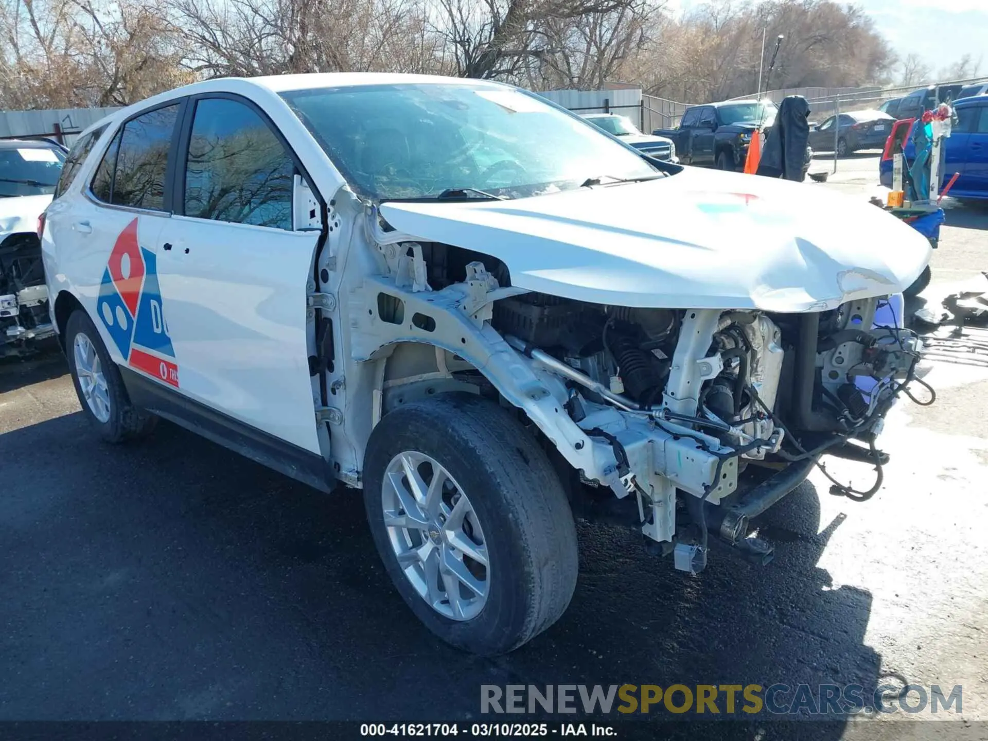 1 Photograph of a damaged car 3GNAXTEG8PS196741 CHEVROLET EQUINOX 2023
