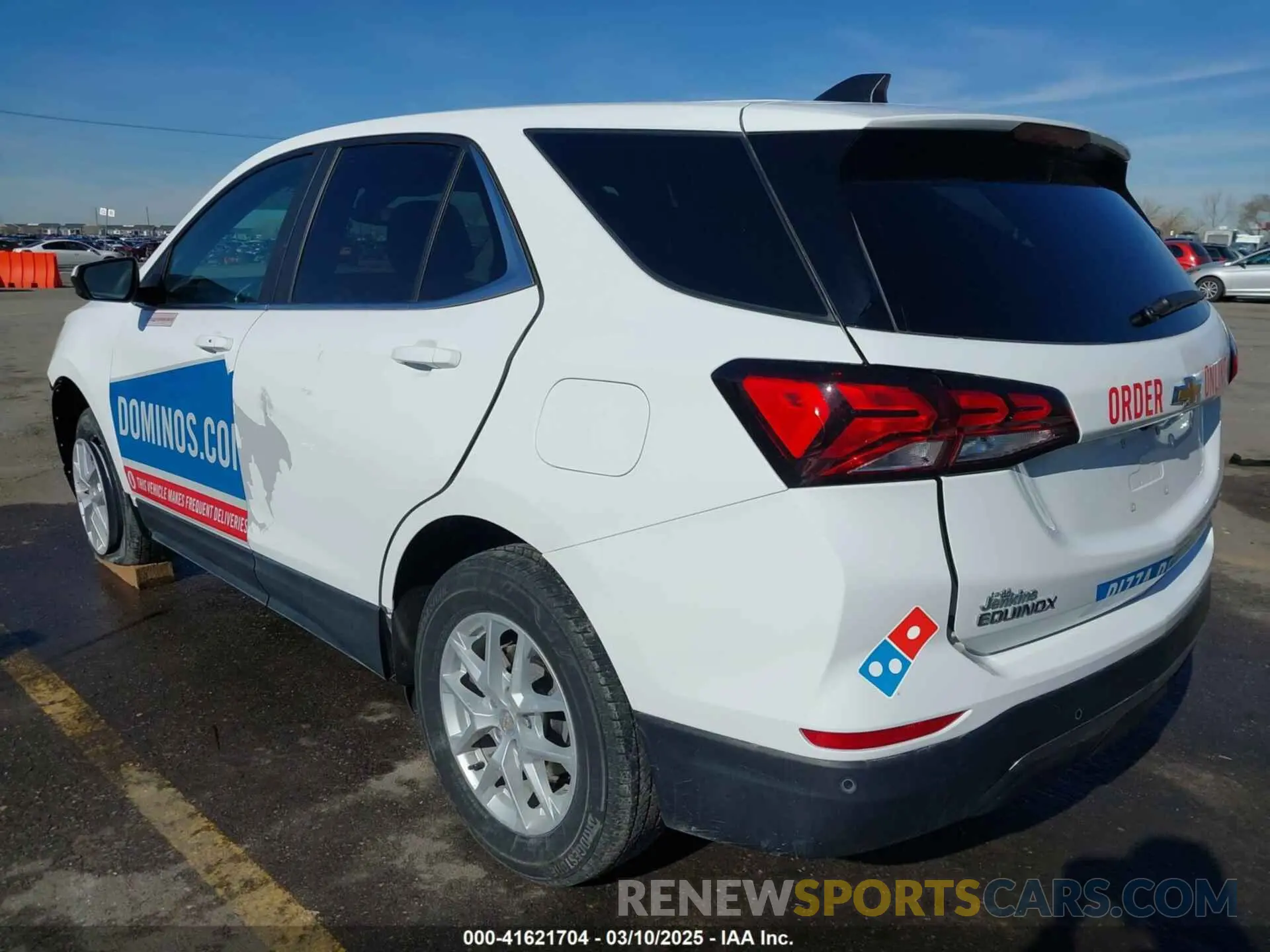 3 Photograph of a damaged car 3GNAXTEG8PS196741 CHEVROLET EQUINOX 2023