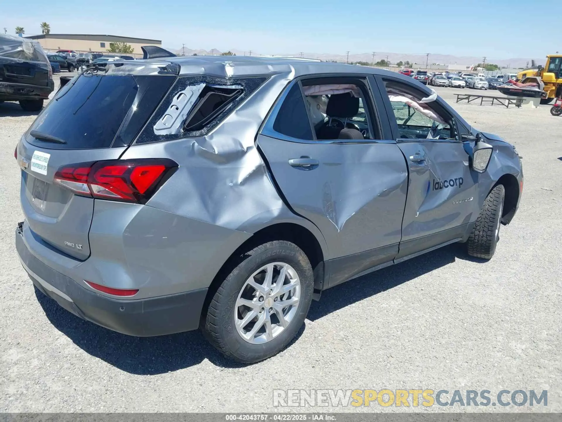 4 Photograph of a damaged car 3GNAXTEG9PL246850 CHEVROLET EQUINOX 2023