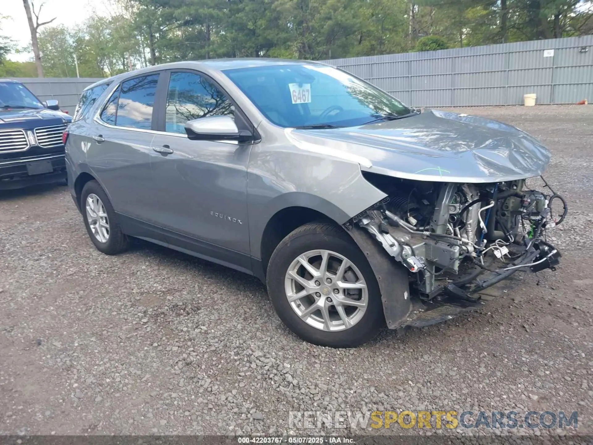 1 Photograph of a damaged car 3GNAXTEG9PS198658 CHEVROLET EQUINOX 2023