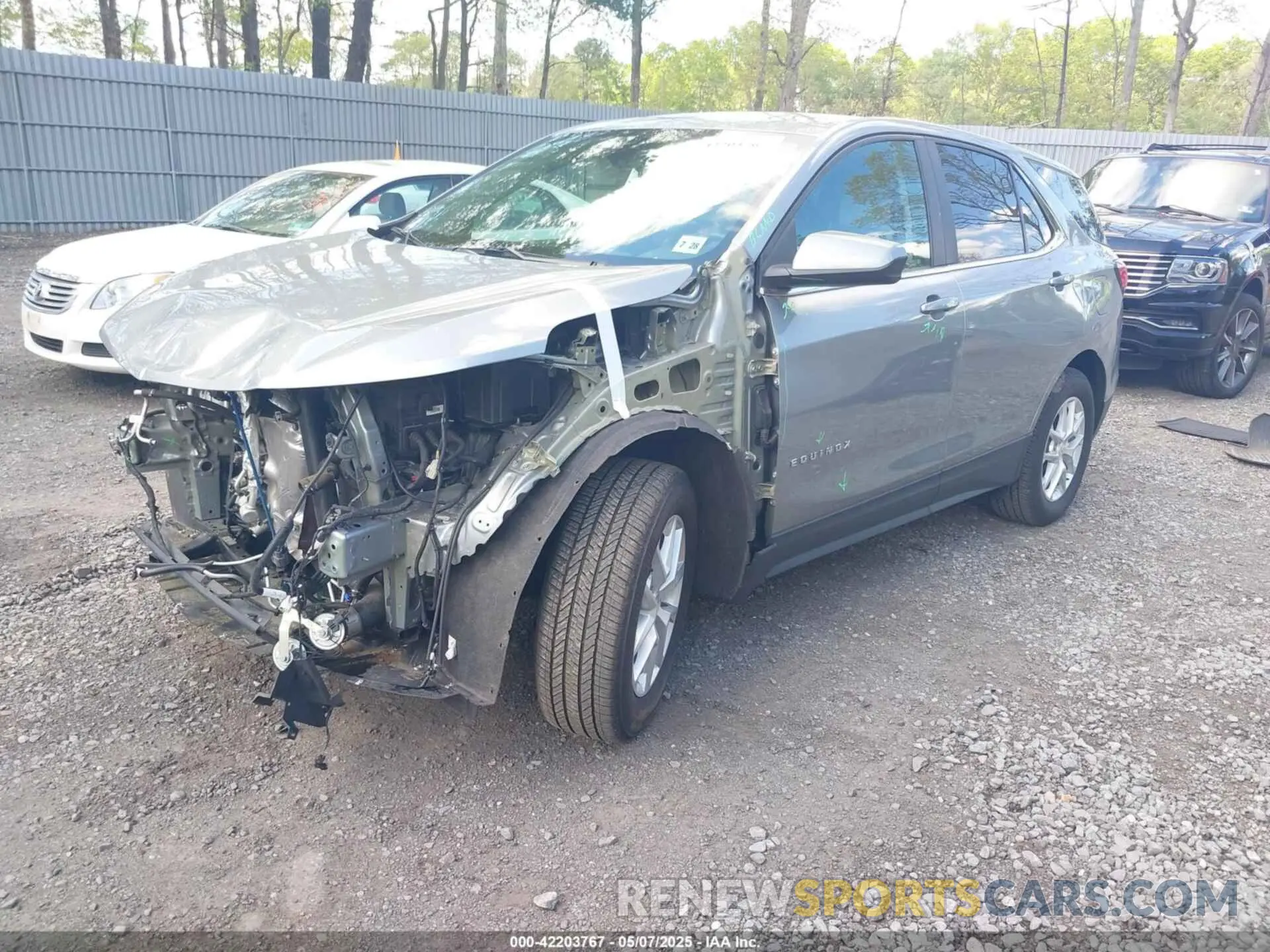 2 Photograph of a damaged car 3GNAXTEG9PS198658 CHEVROLET EQUINOX 2023