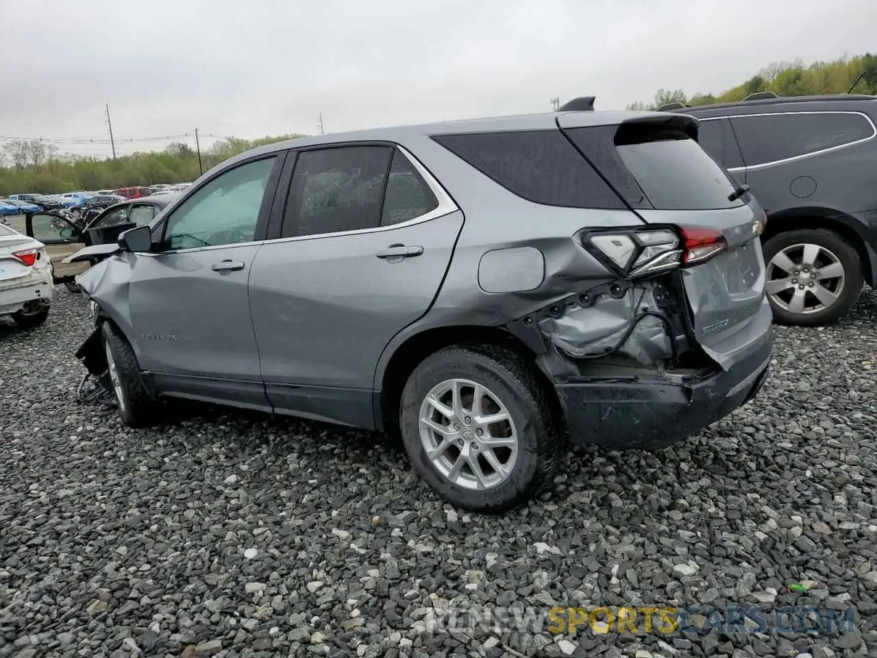 2 Photograph of a damaged car 3GNAXTEG9PS209528 CHEVROLET EQUINOX 2023
