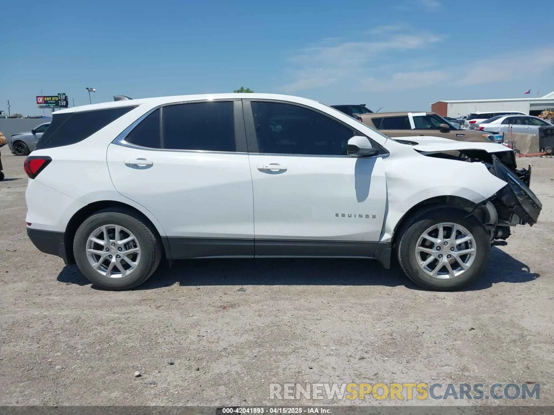 14 Photograph of a damaged car 3GNAXTEGXPS166334 CHEVROLET EQUINOX 2023