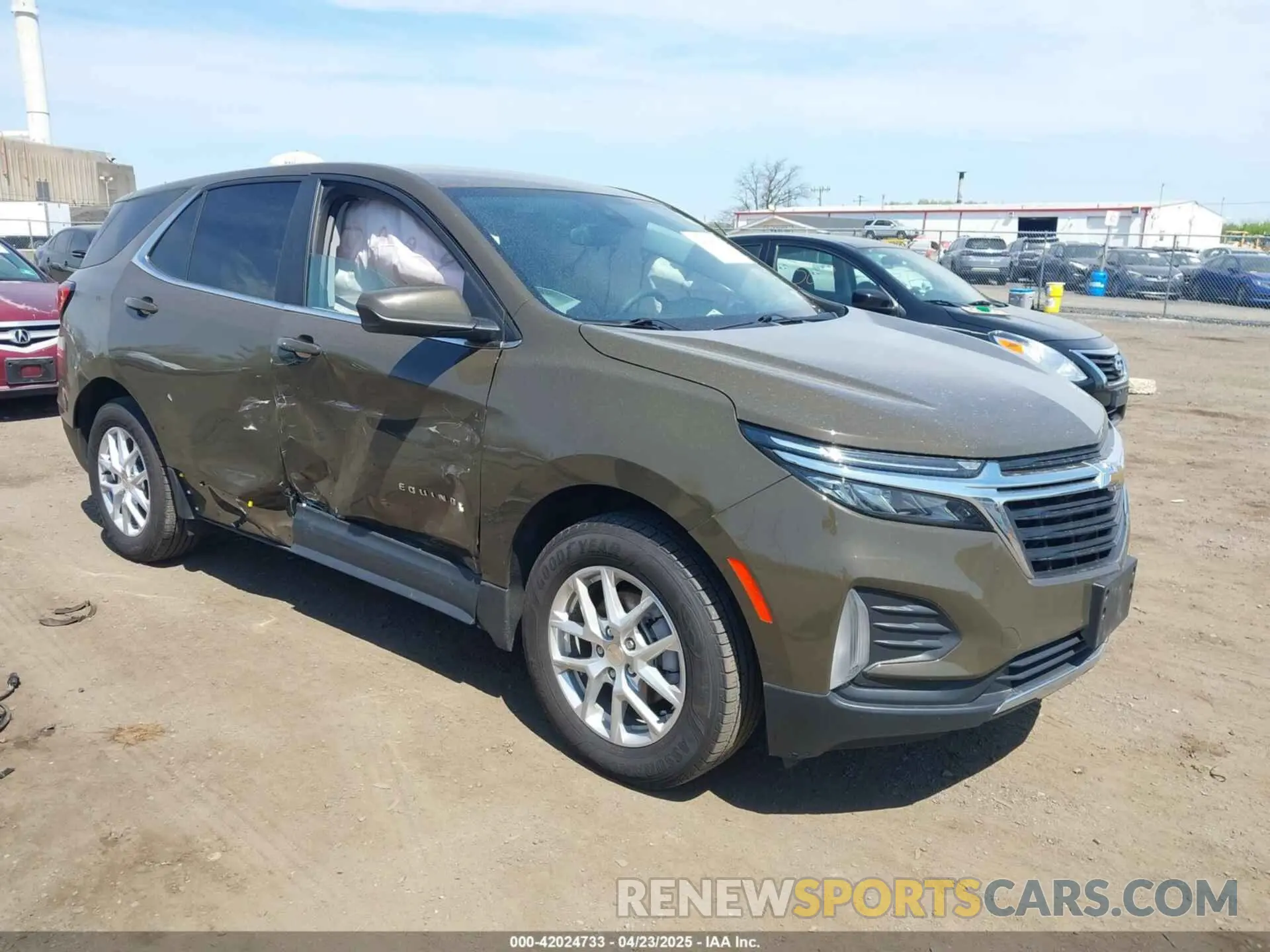 1 Photograph of a damaged car 3GNAXUEG0PL248041 CHEVROLET EQUINOX 2023