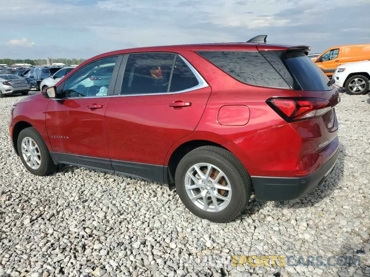 2 Photograph of a damaged car 3GNAXUEG0PS133638 CHEVROLET EQUINOX 2023