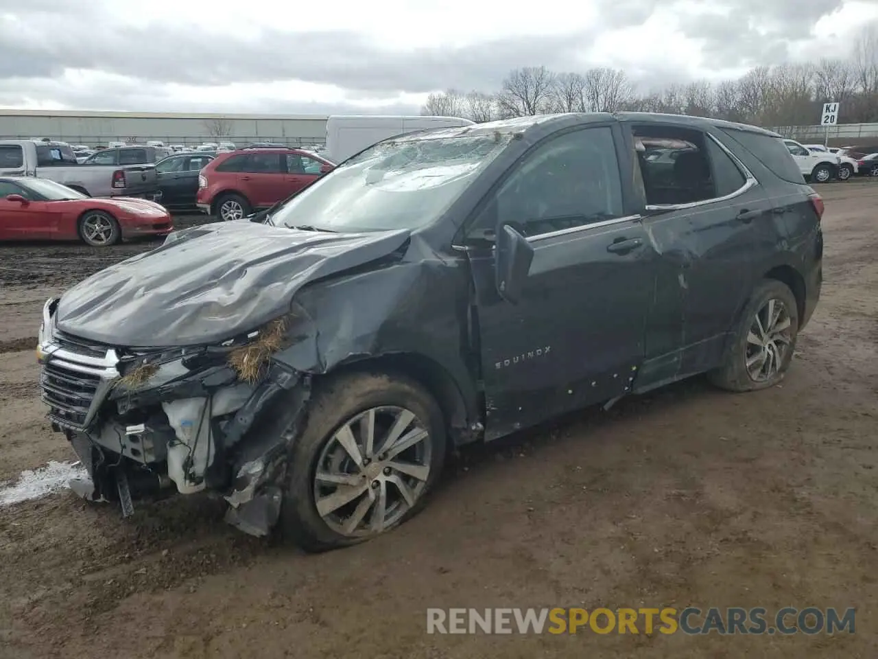 1 Photograph of a damaged car 3GNAXUEG1PS114595 CHEVROLET EQUINOX 2023