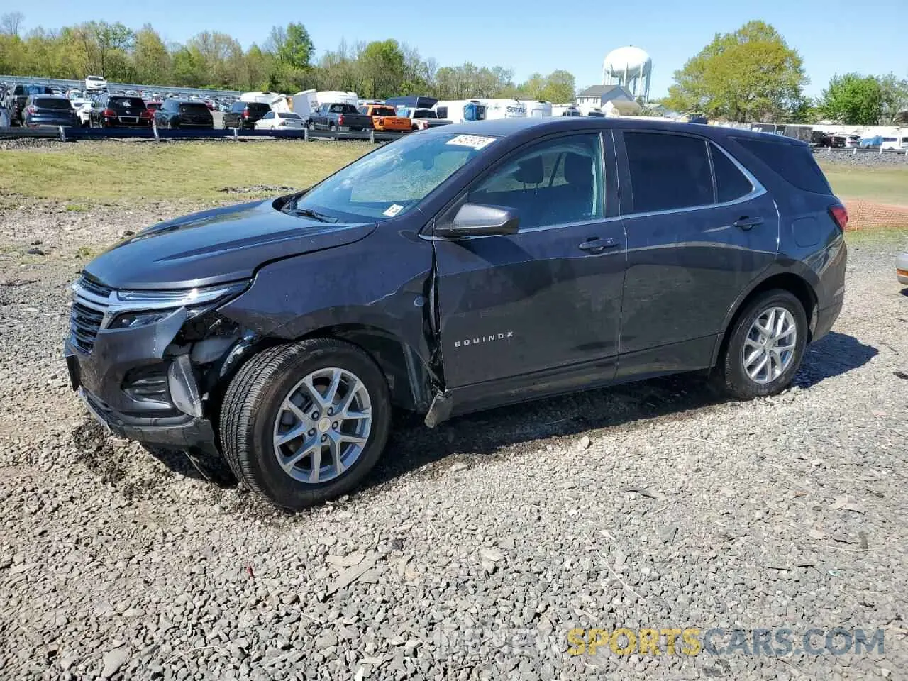 1 Photograph of a damaged car 3GNAXUEG1PS120395 CHEVROLET EQUINOX 2023
