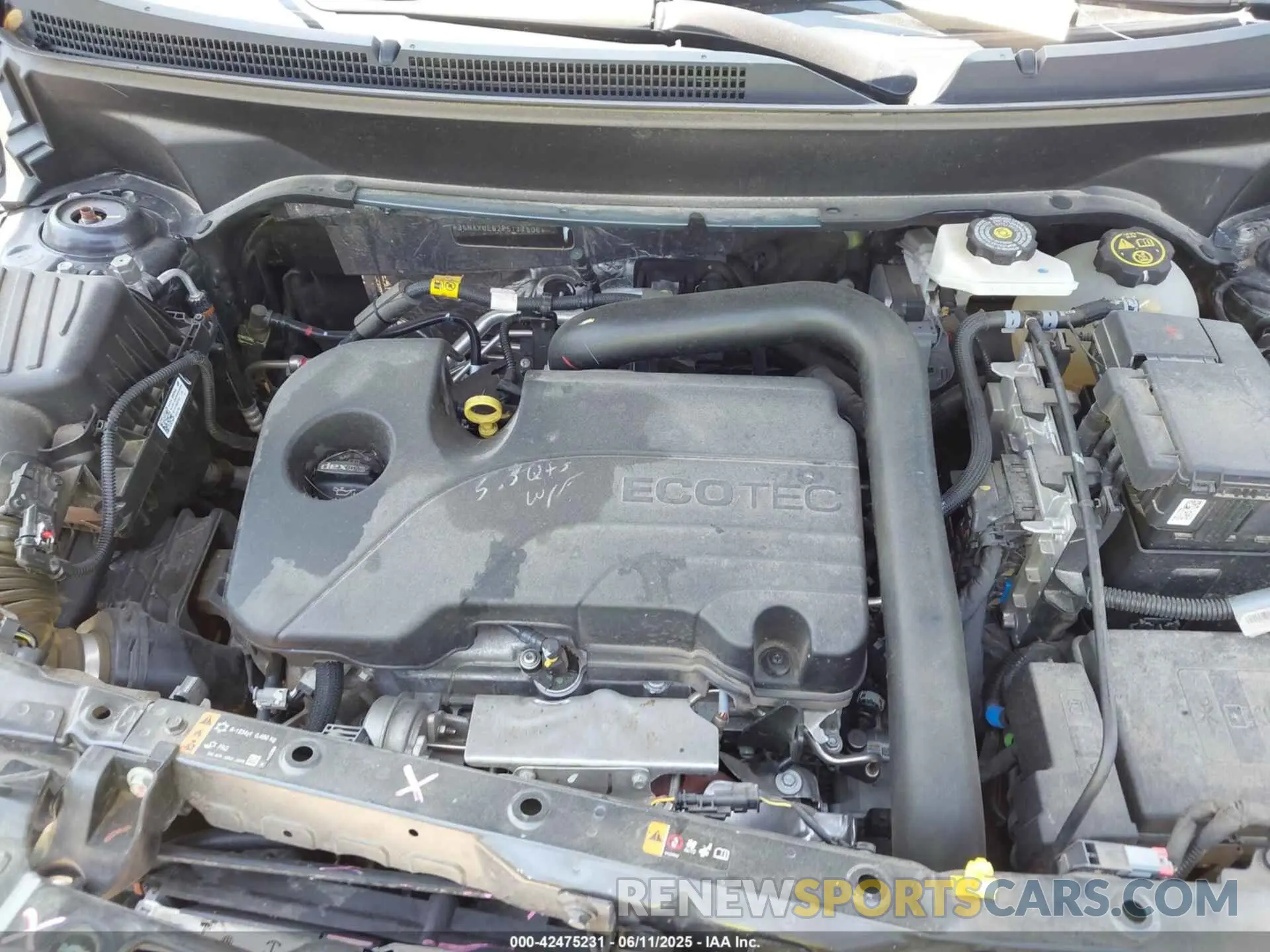 10 Photograph of a damaged car 3GNAXUEG2PS117506 CHEVROLET EQUINOX 2023