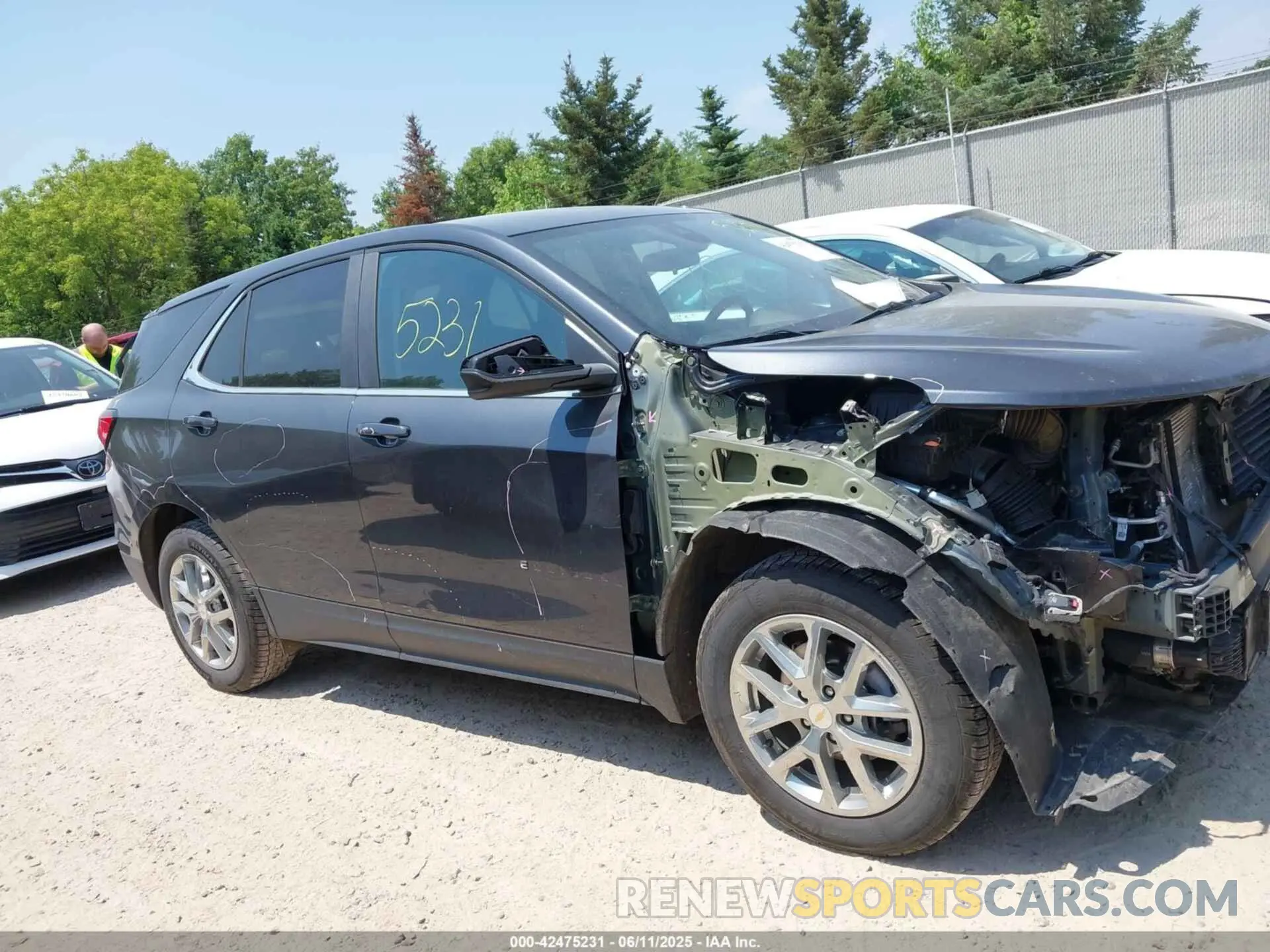 13 Photograph of a damaged car 3GNAXUEG2PS117506 CHEVROLET EQUINOX 2023