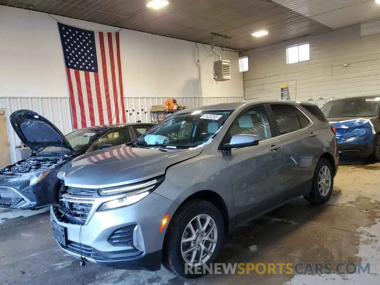 1 Photograph of a damaged car 3GNAXUEG2PS200949 CHEVROLET EQUINOX 2023