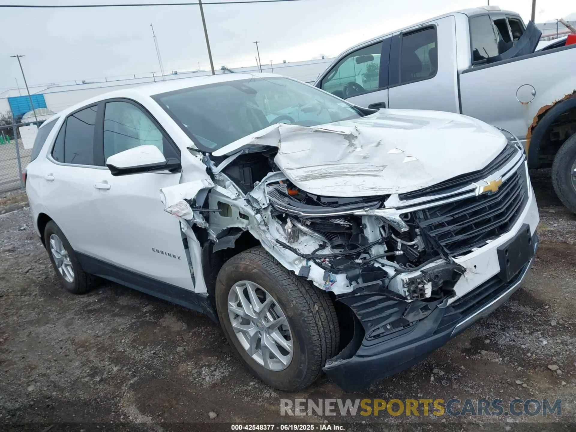 1 Photograph of a damaged car 3GNAXUEG3PS155830 CHEVROLET EQUINOX 2023